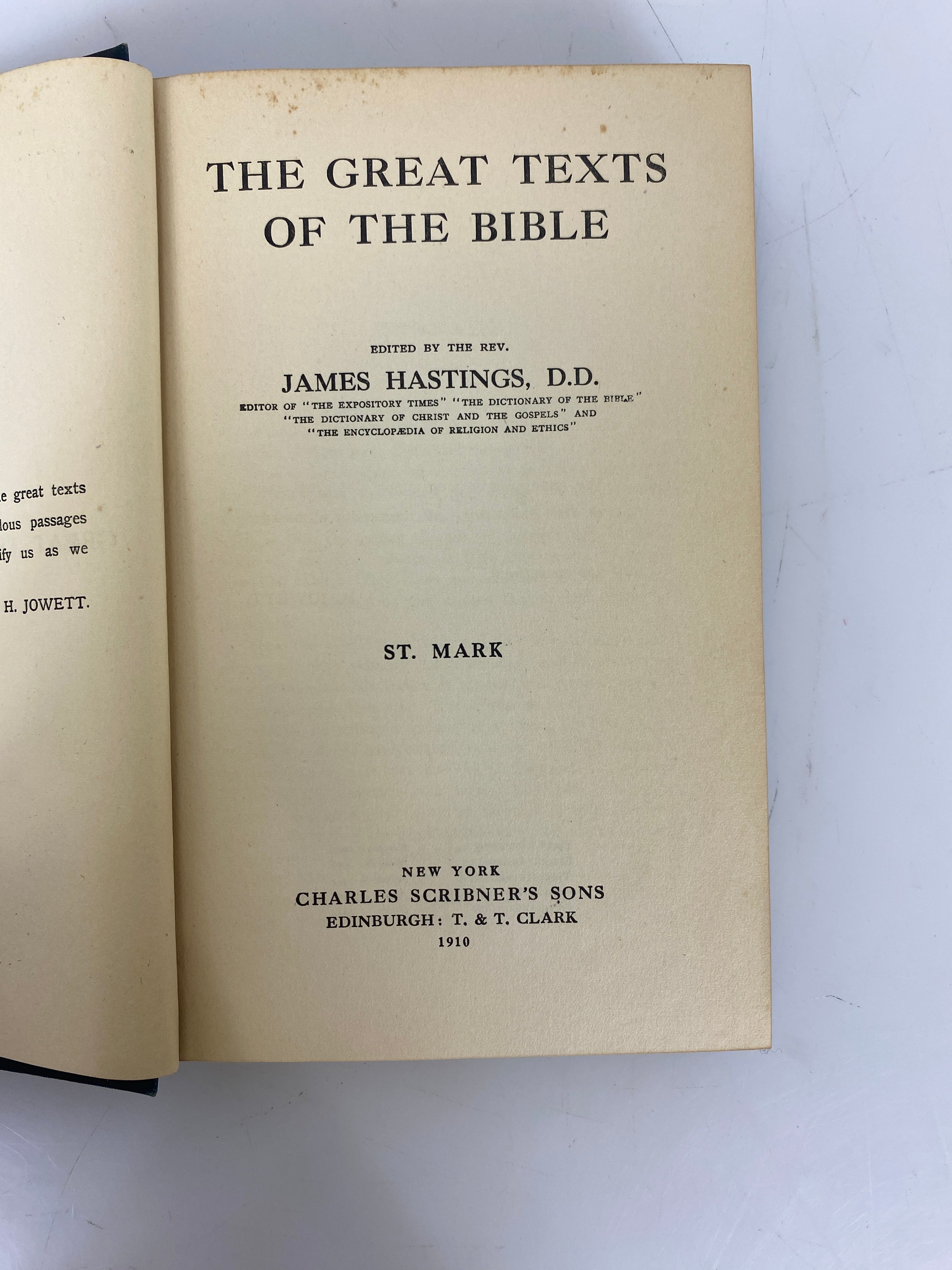 Lot of 12 The Great Texts of the Bible Hastings 1910-15 HC