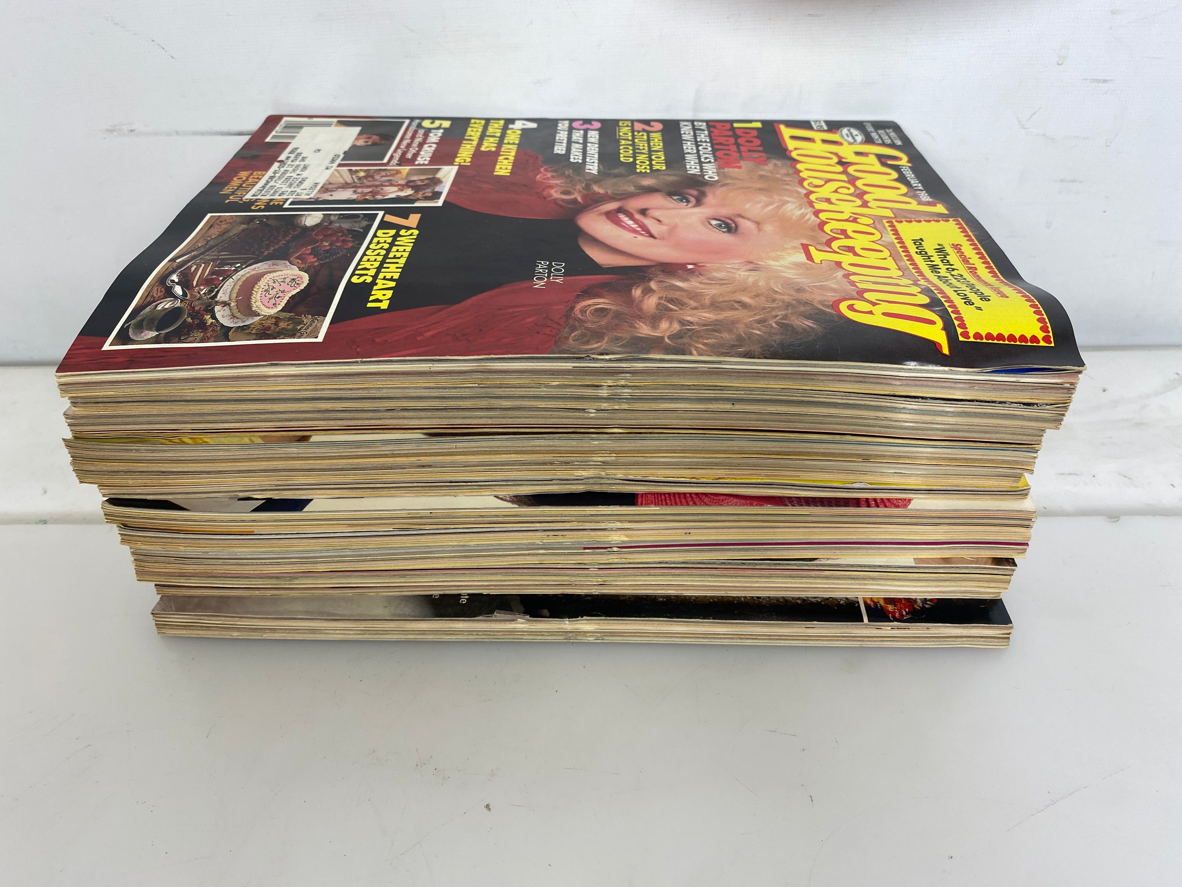 Lot of 12 Vintage Good Housekeeping Magazines 1988