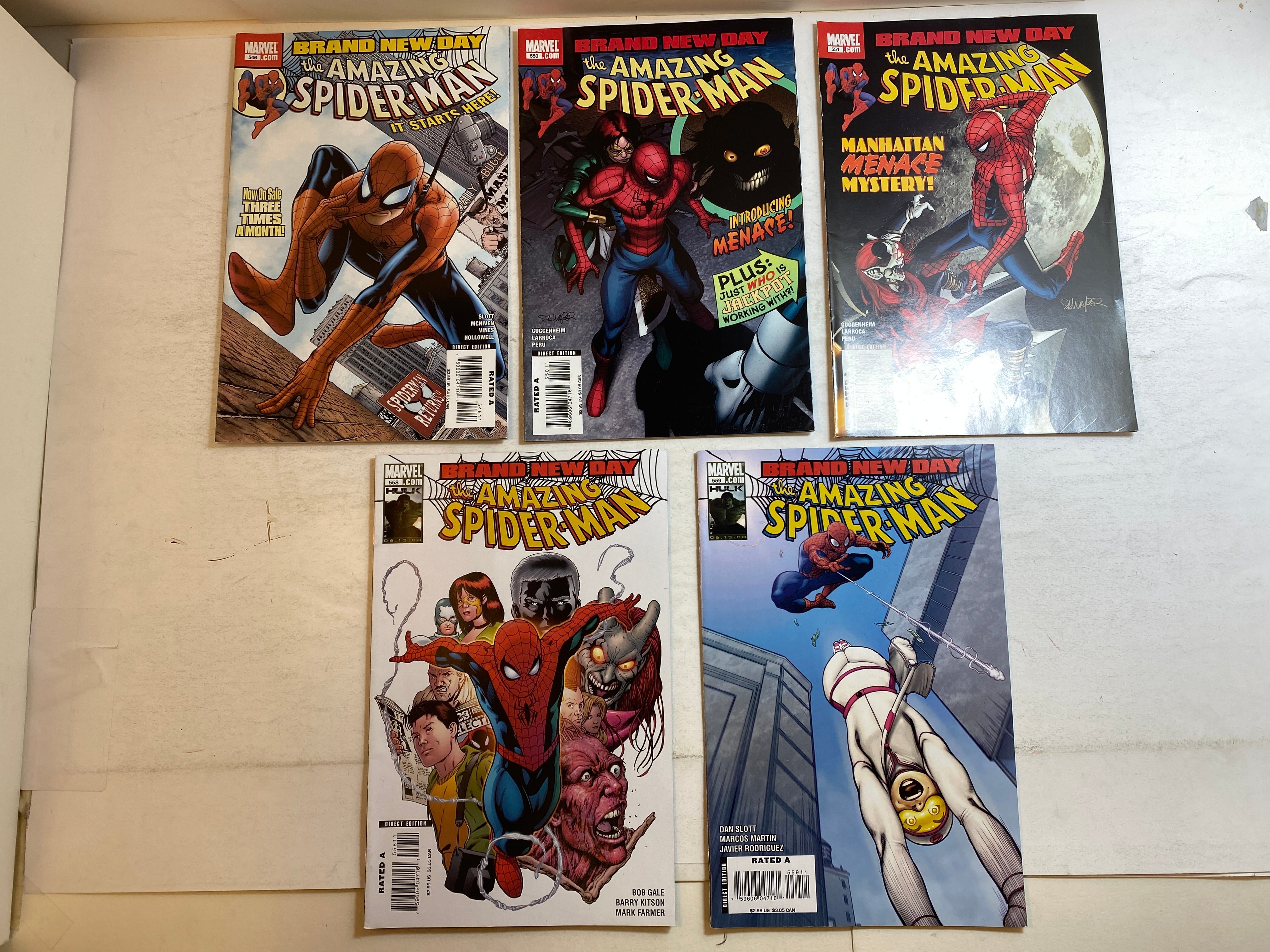 Lot of 13 Amazing Spider-Man Marvel Comics 2005-2008
