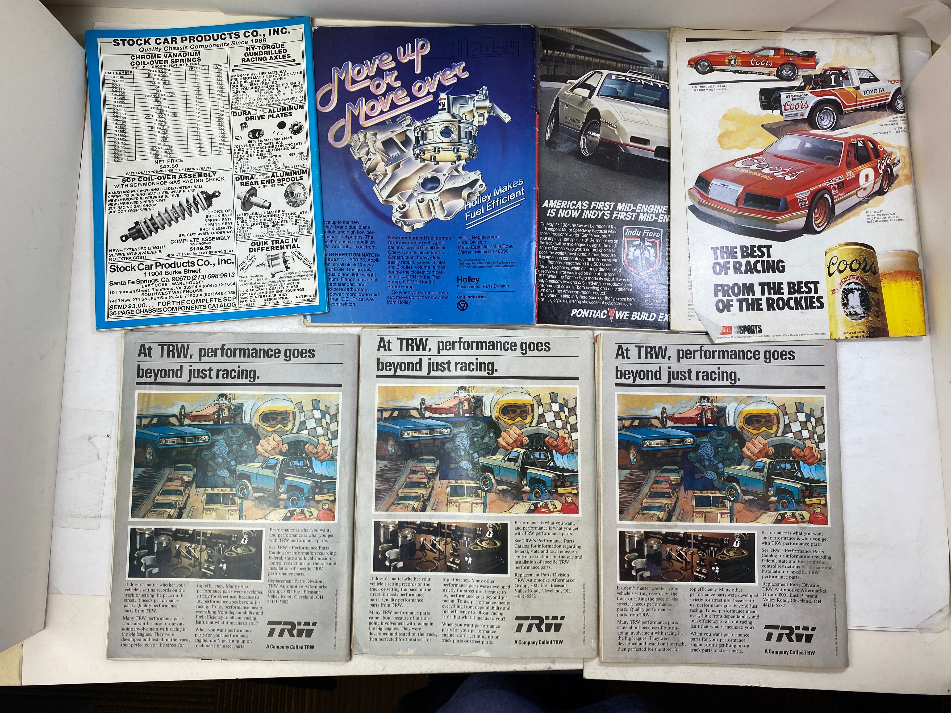Lot of 13 Stock Car Racing Magazine 1981-1984