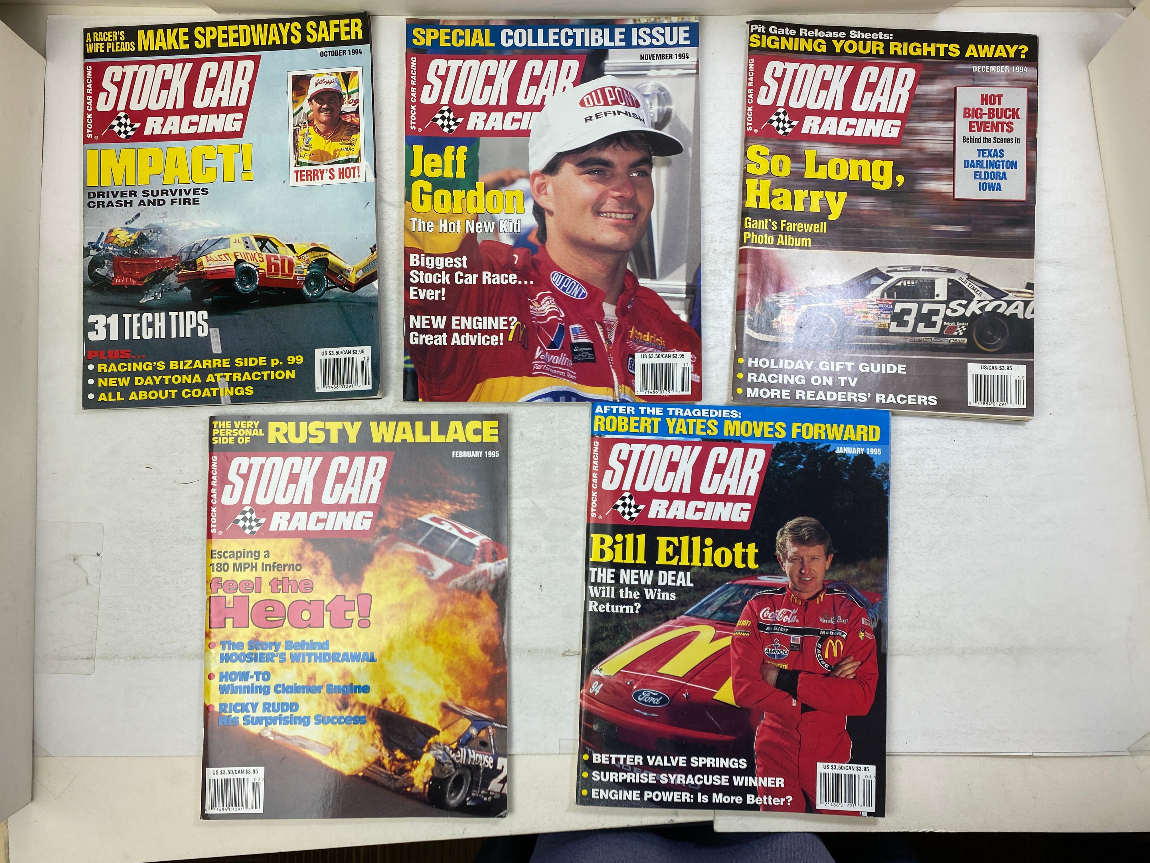 Lot of 13 Stock Car Racing Magazine 1994-1996