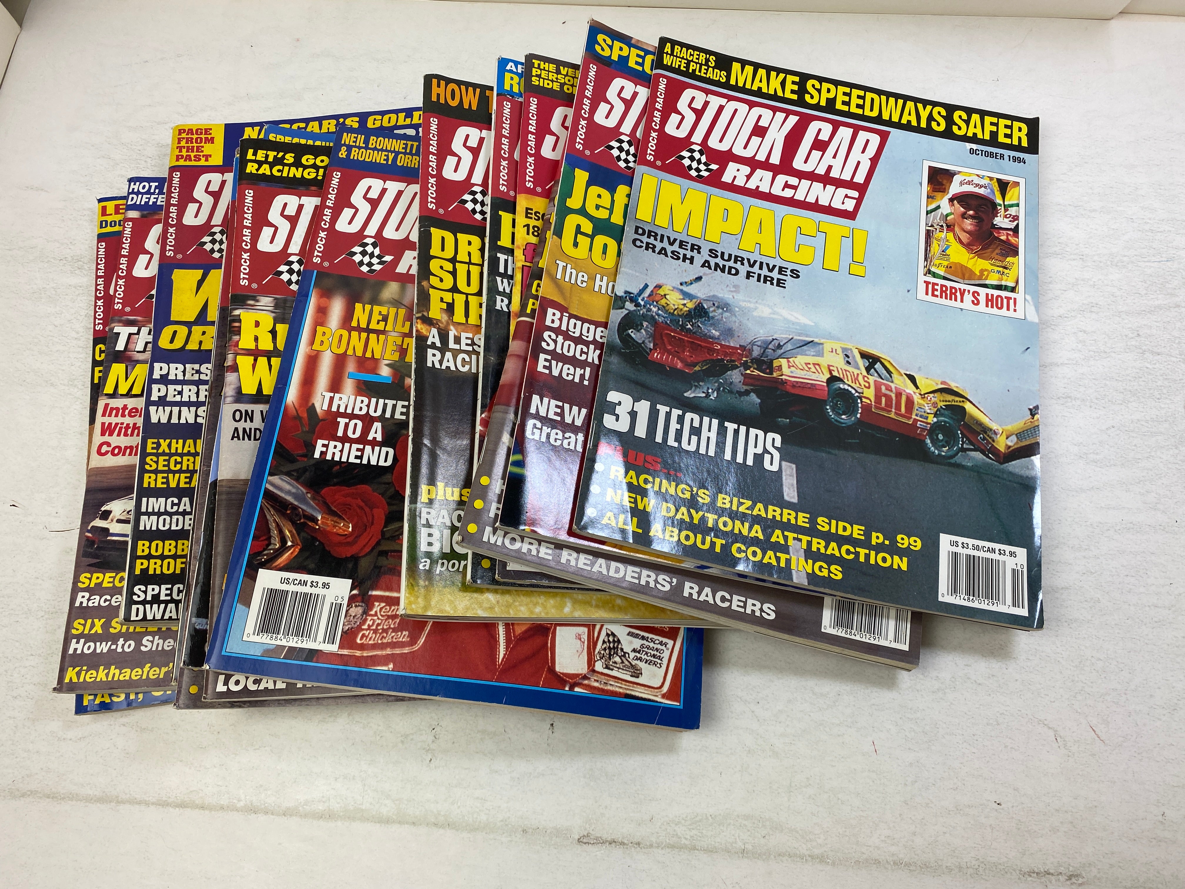 Lot of 13 Stock Car Racing Magazine 1994-1996