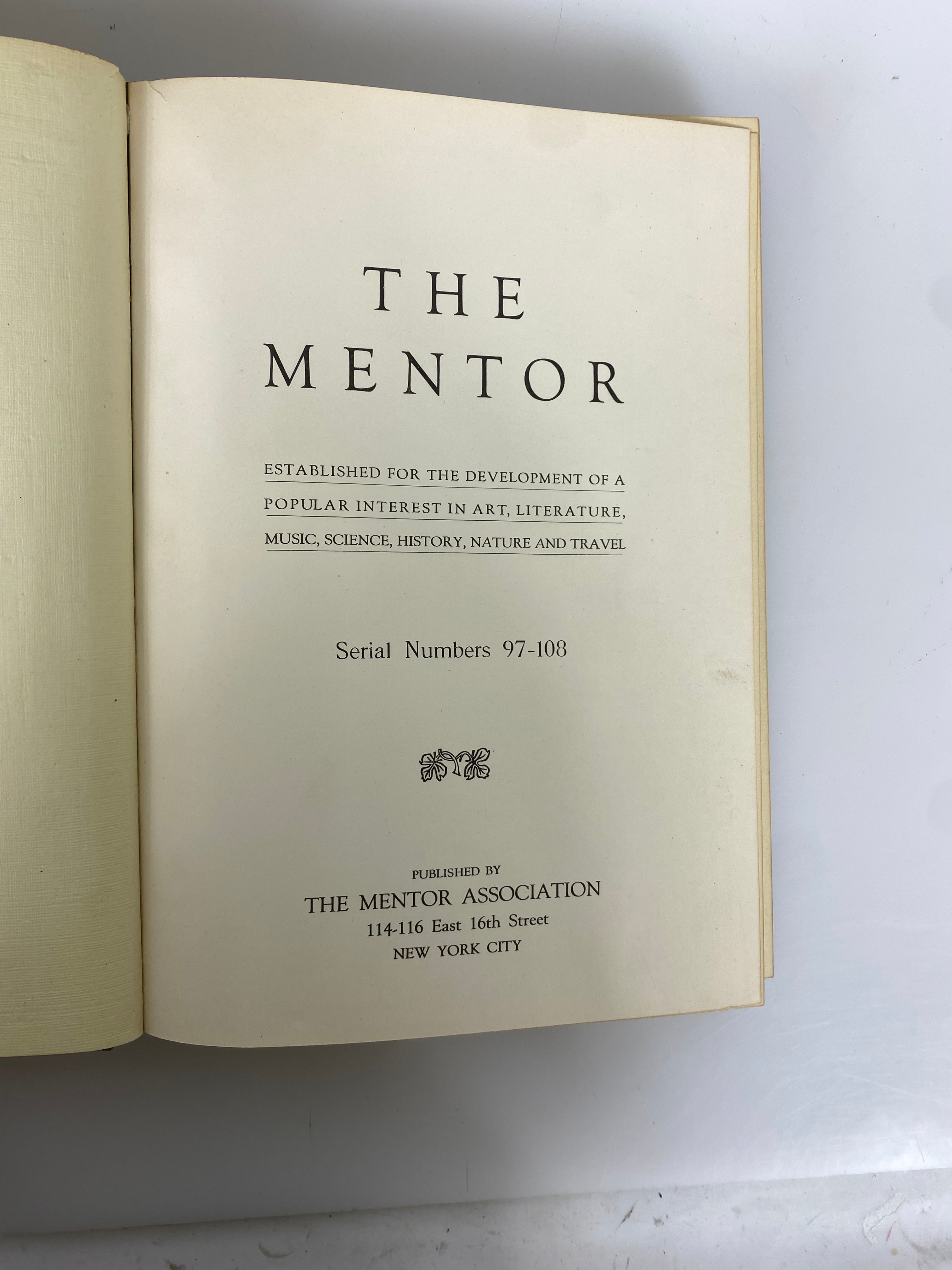 Lot of 13: The Mentor Serials 1-133 & Index Mentor Association HC