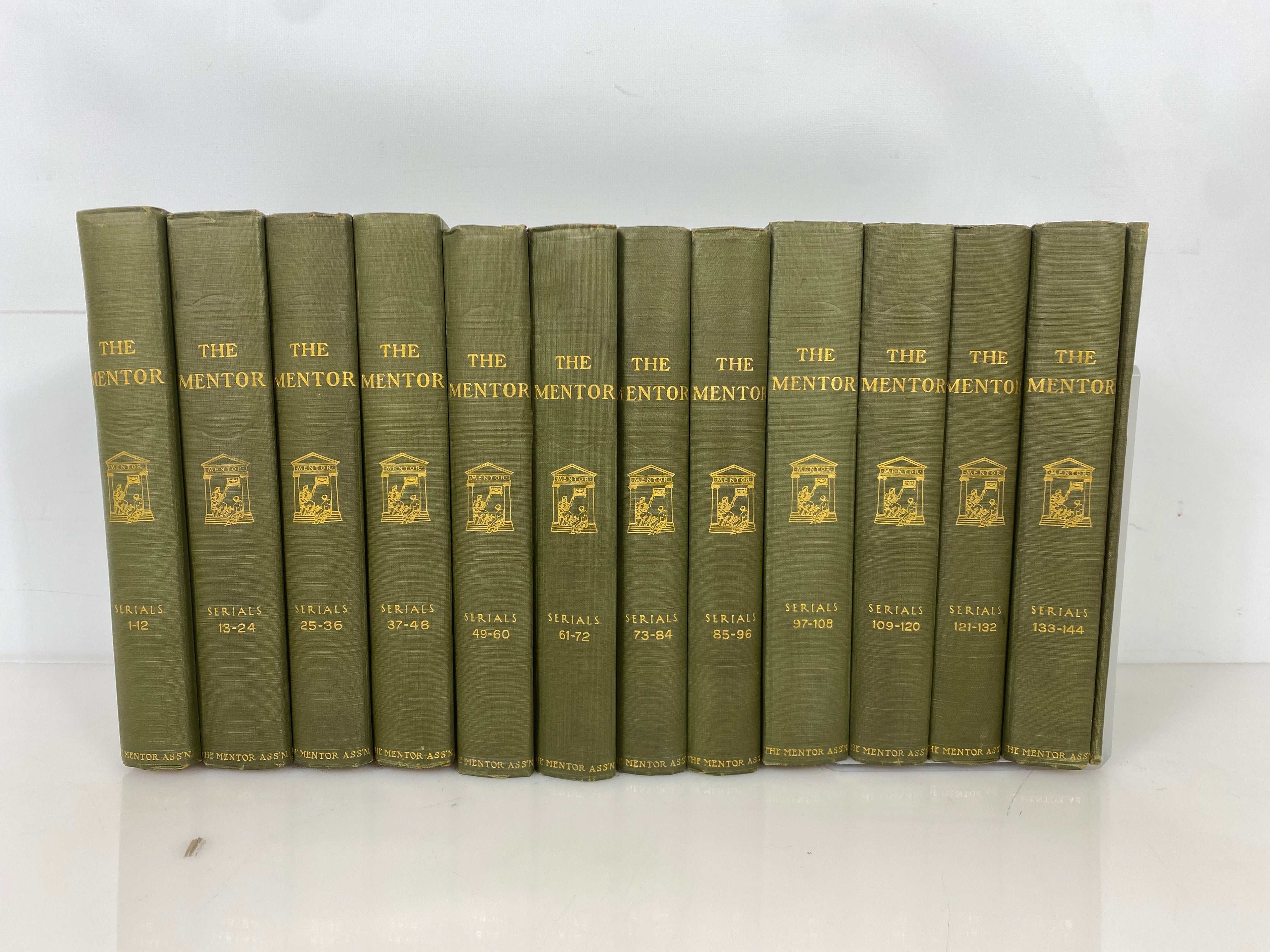 Lot of 13: The Mentor Serials 1-133 & Index Mentor Association HC