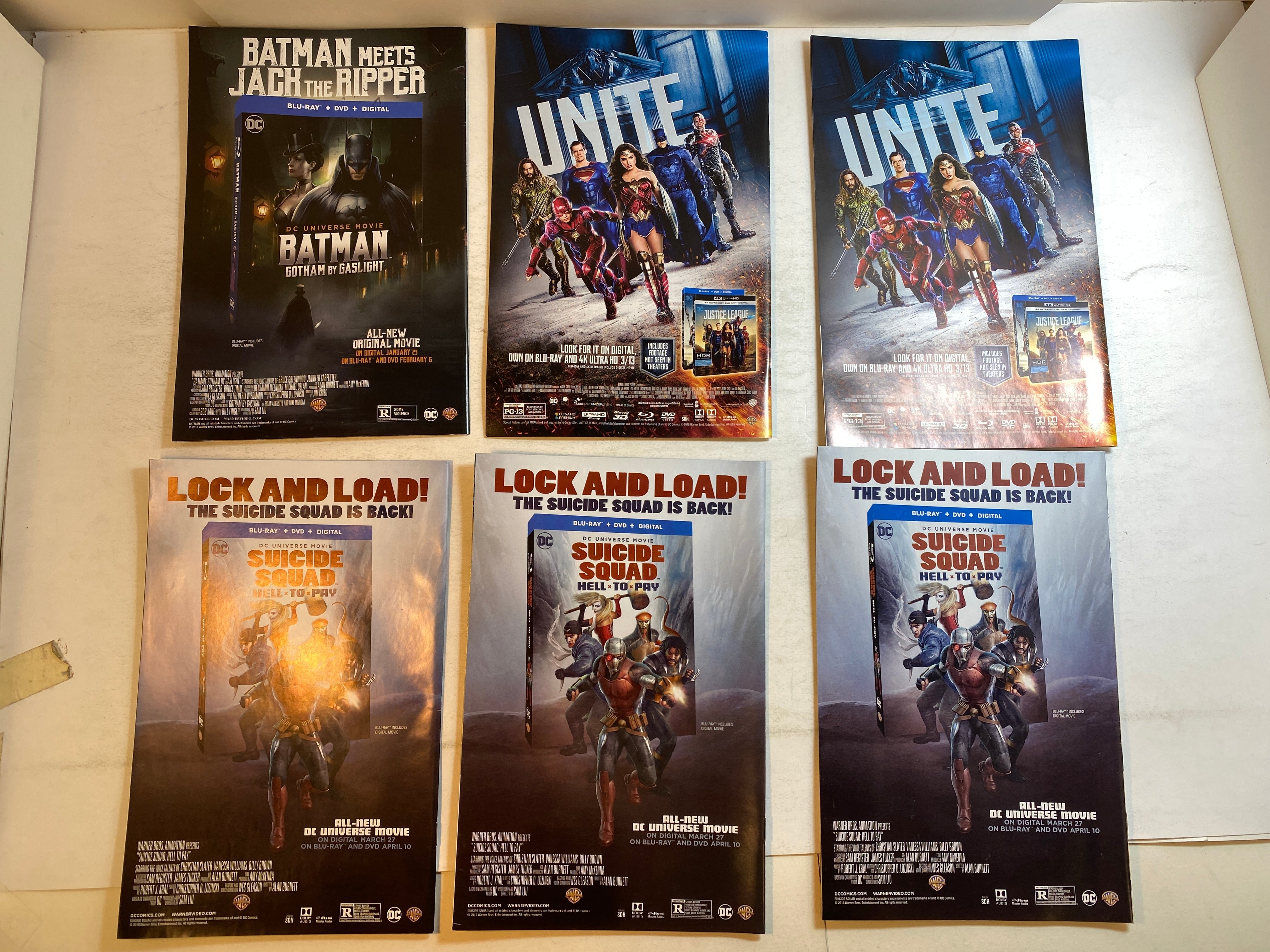 Lot of 13 Trinity DC Comics 2017-2018