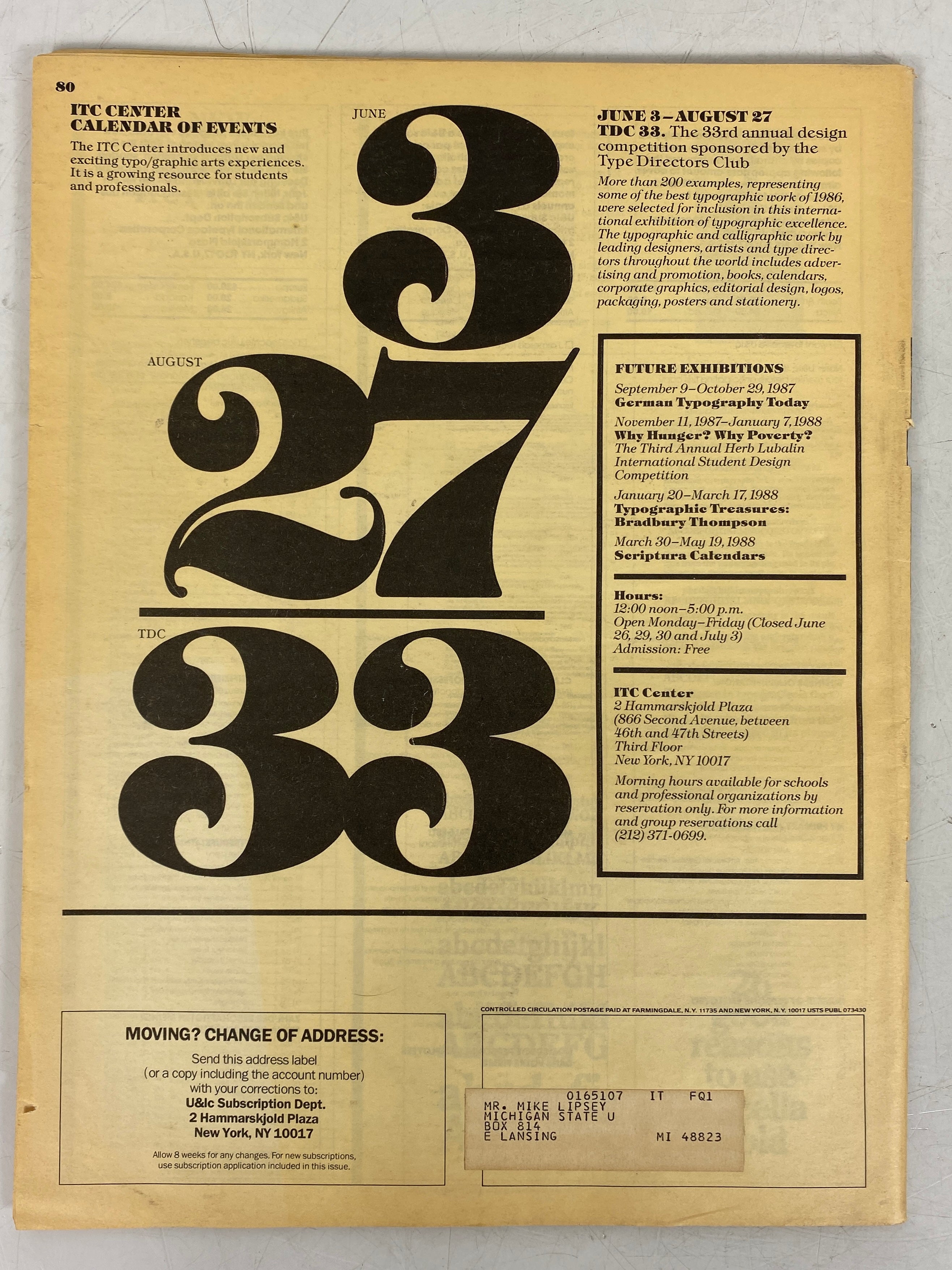 Lot of 13 Upper and Lower Case Magazine (1979-1987)