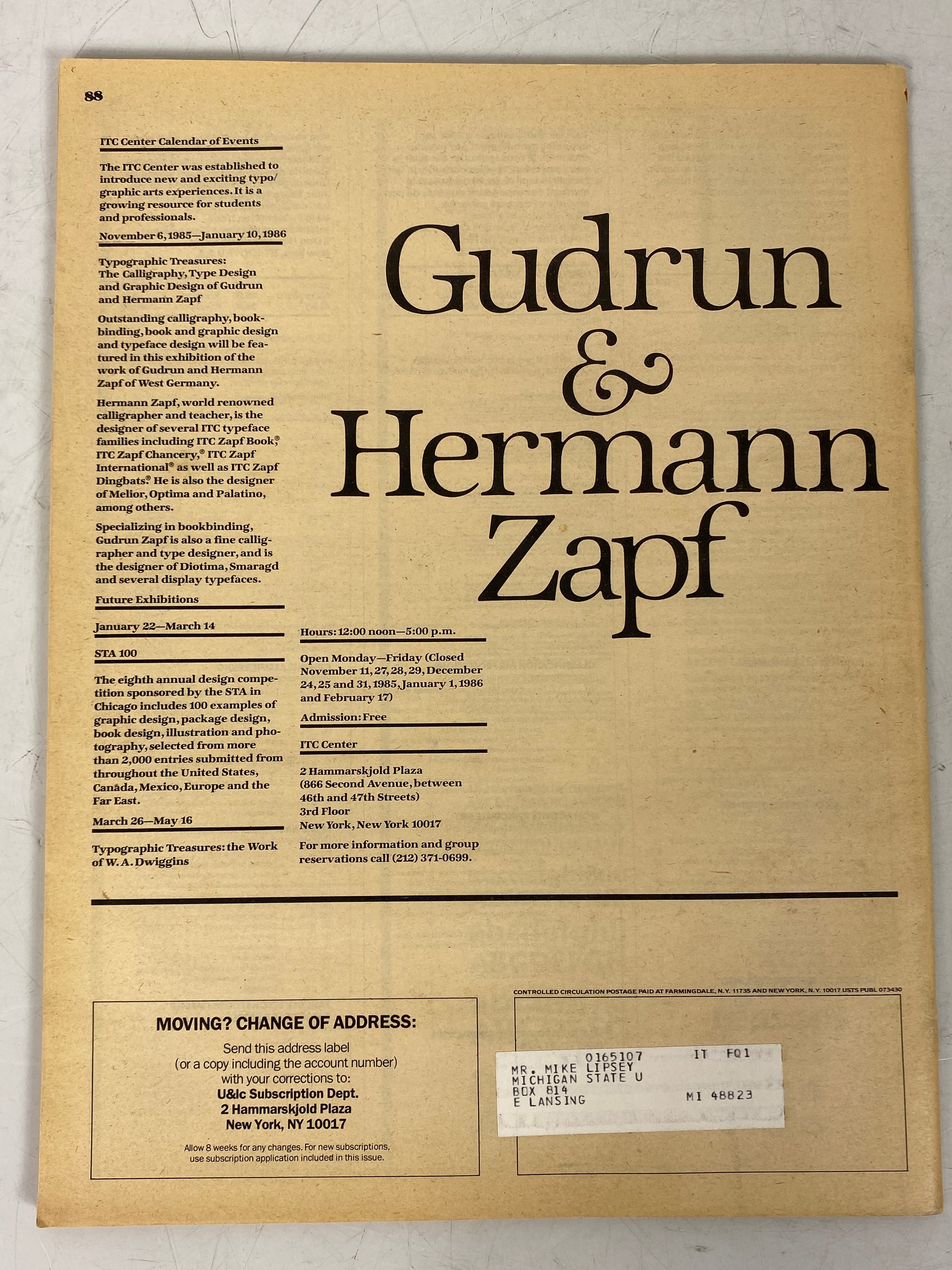 Lot of 13 Upper and Lower Case Magazine (1979-1987)
