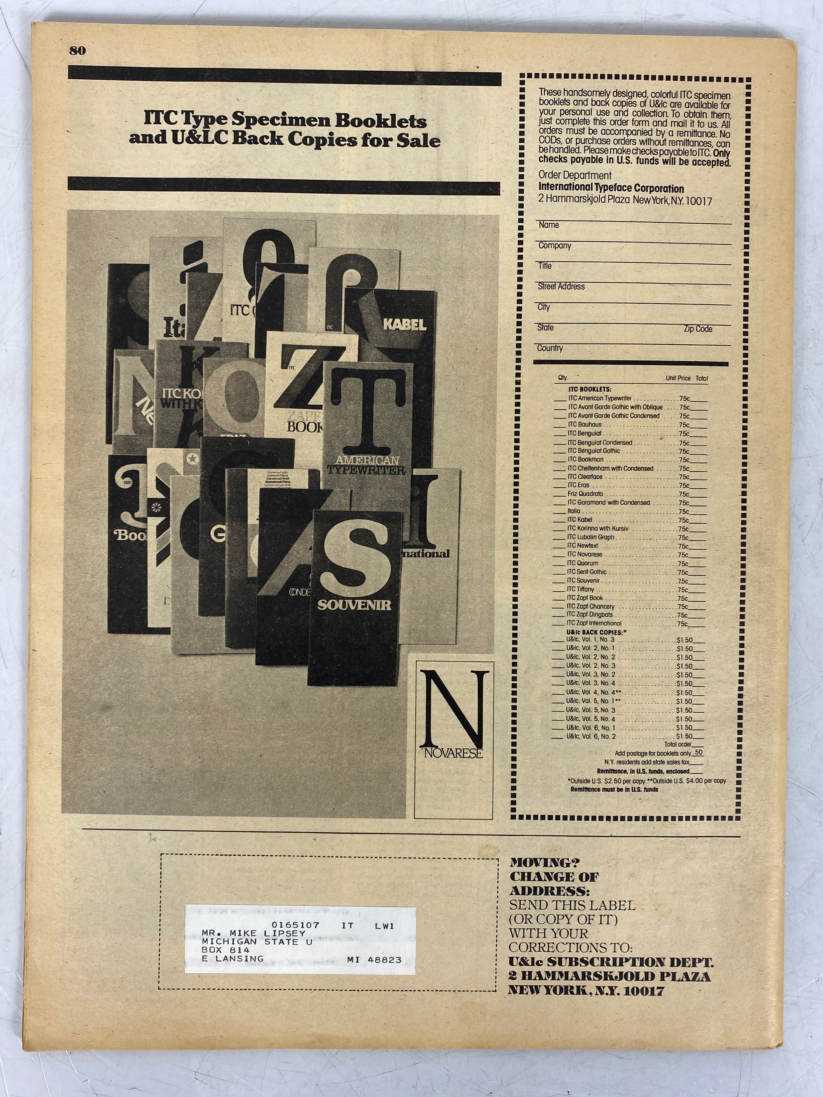 Lot of 13 Upper and Lower Case Magazine (1979-1987)