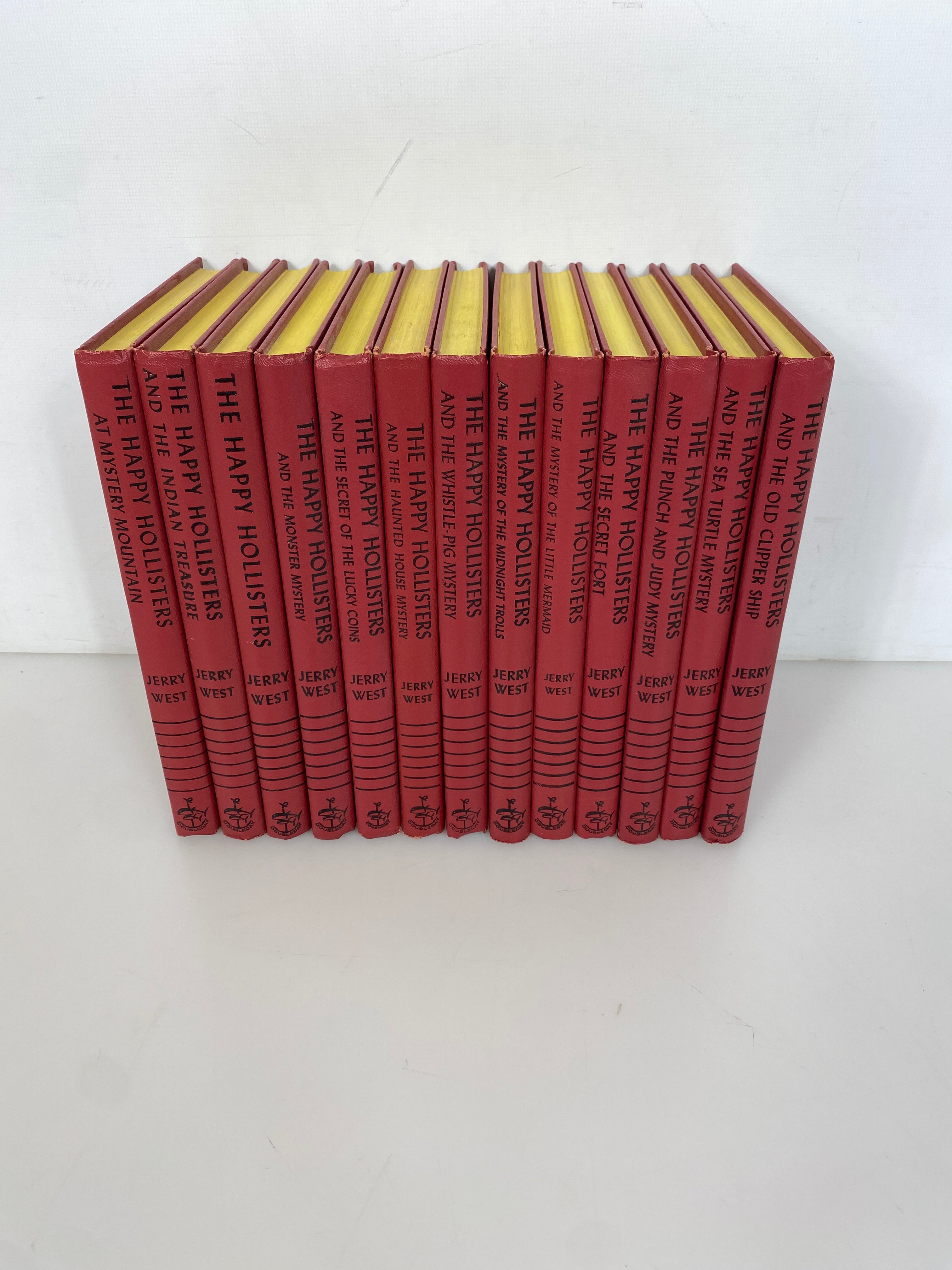 Lot of 13 Vintage Happy Hollisters Mystery Books 1953-1969 HC