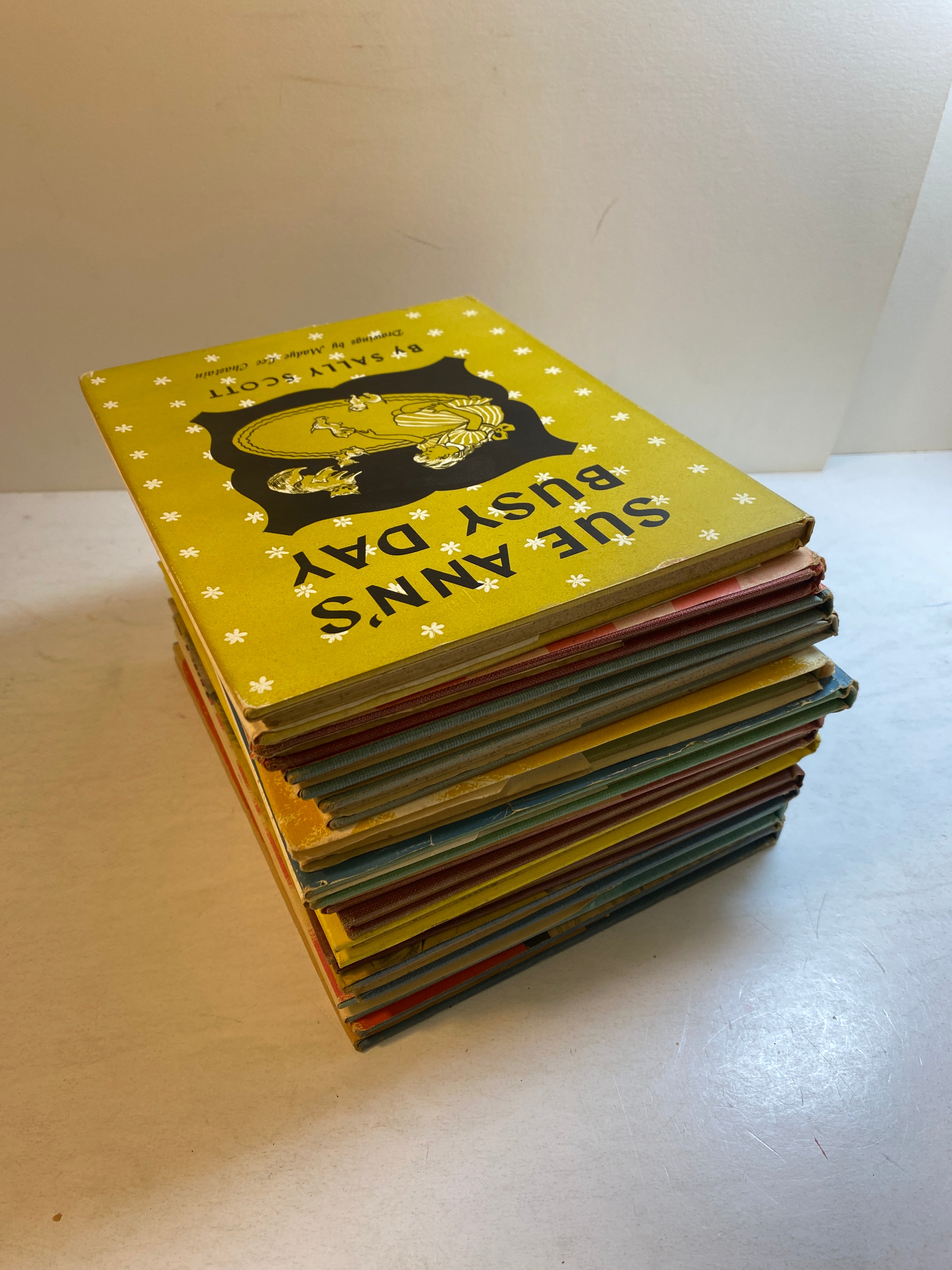 Lot of 13 Vintage Sally Scott Children's Books HC 1943-1962