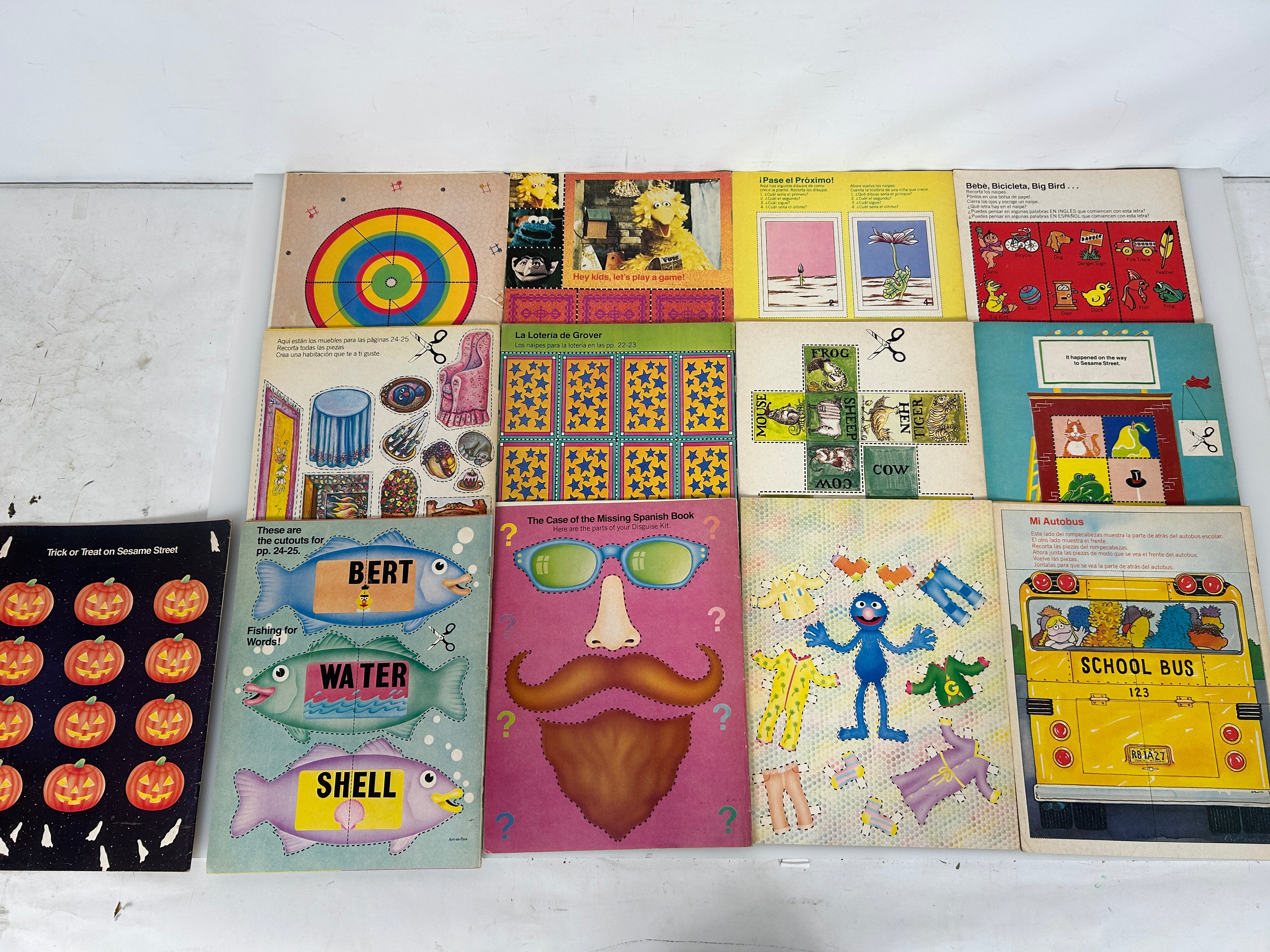 Lot of 13 Vintage Sesame Street Magazines for Kids 1977-1979