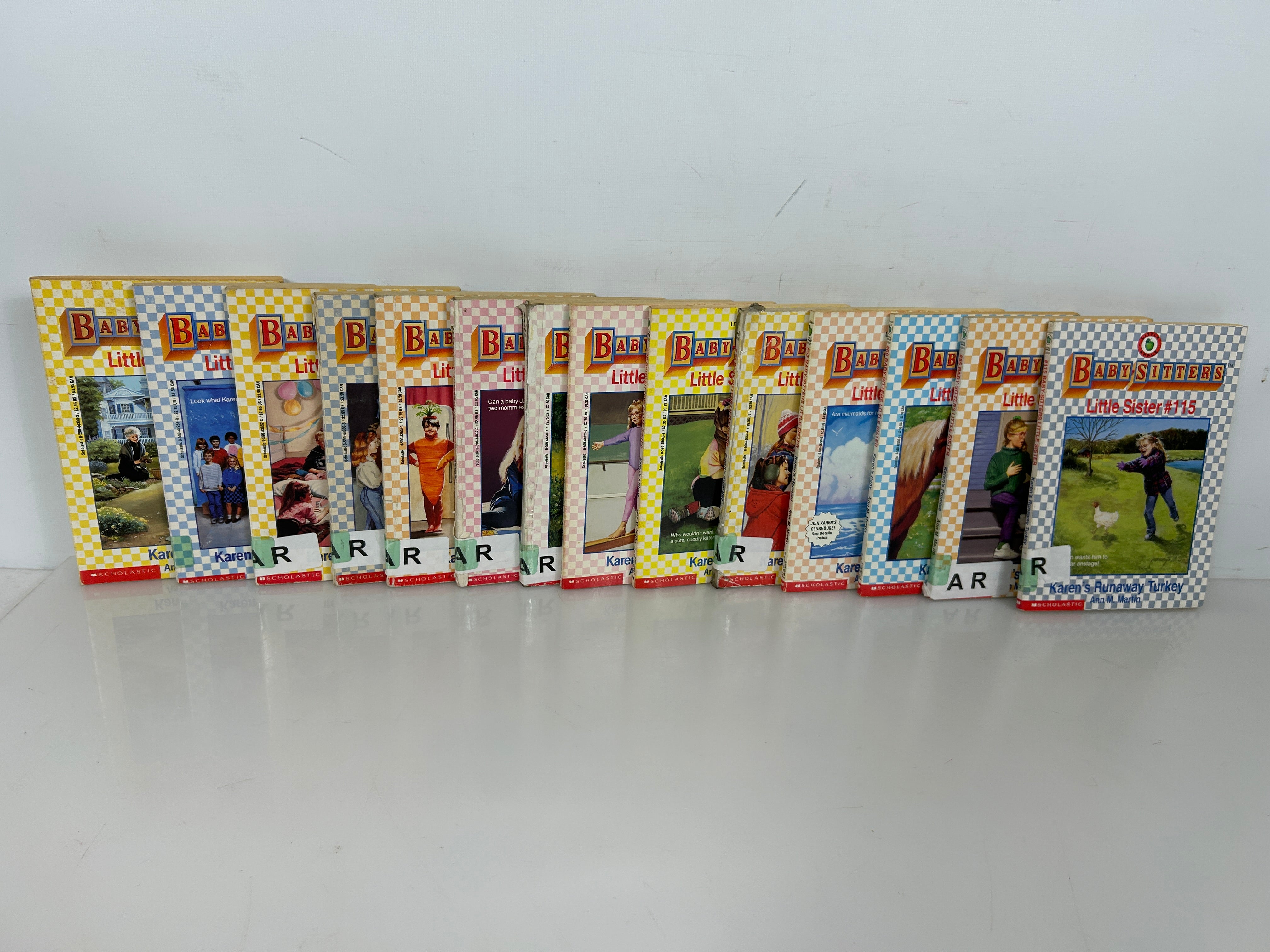 Lot Of 14 Baby-Sitters Club Little Sister Ex-Classroom Library