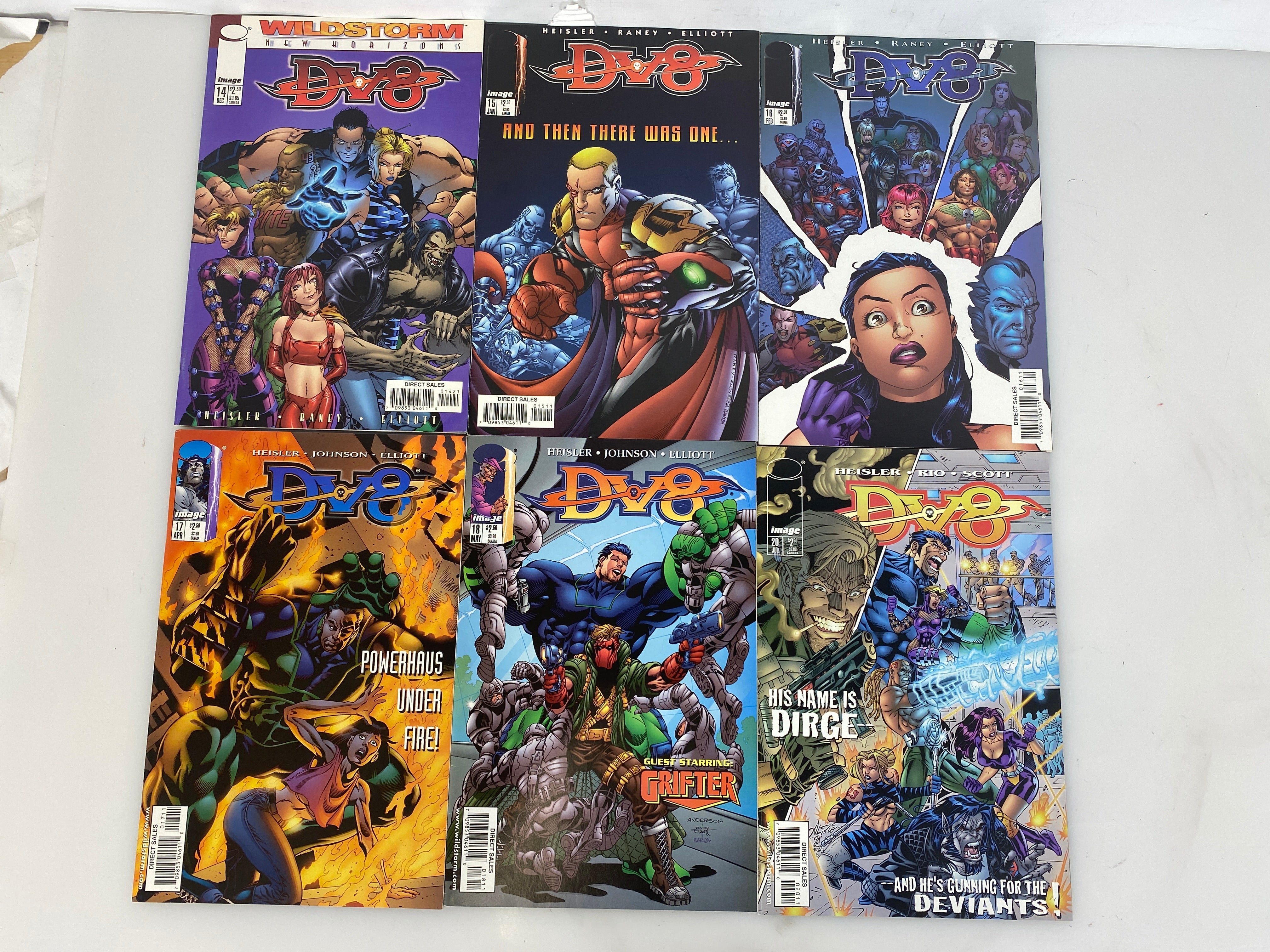 Lot of 14 DV8 Image Comics 1996-1998