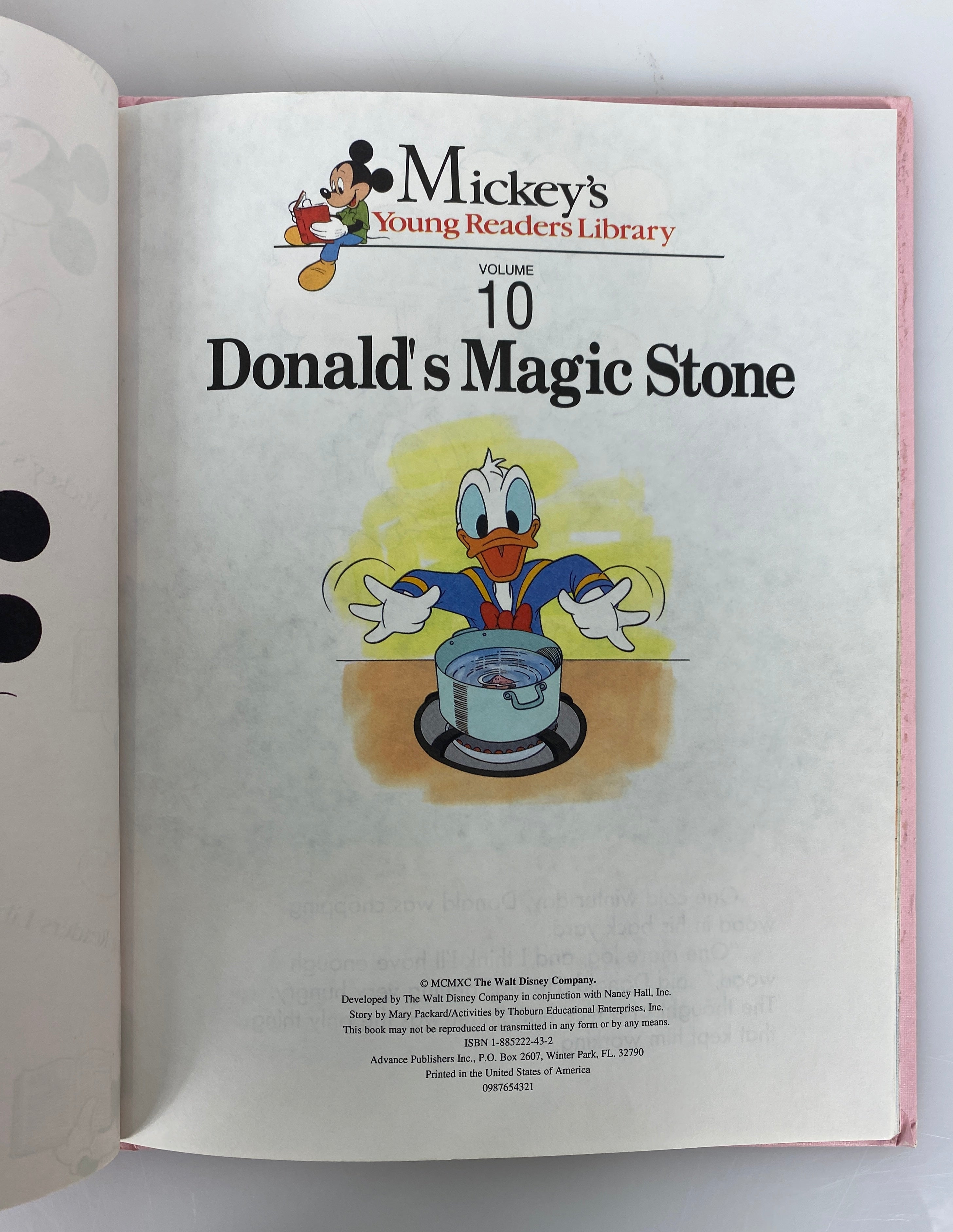 Lot of 14 Mickey's Young Readers Library (1-5, 8-11, 14-17, 19) 1990 HC