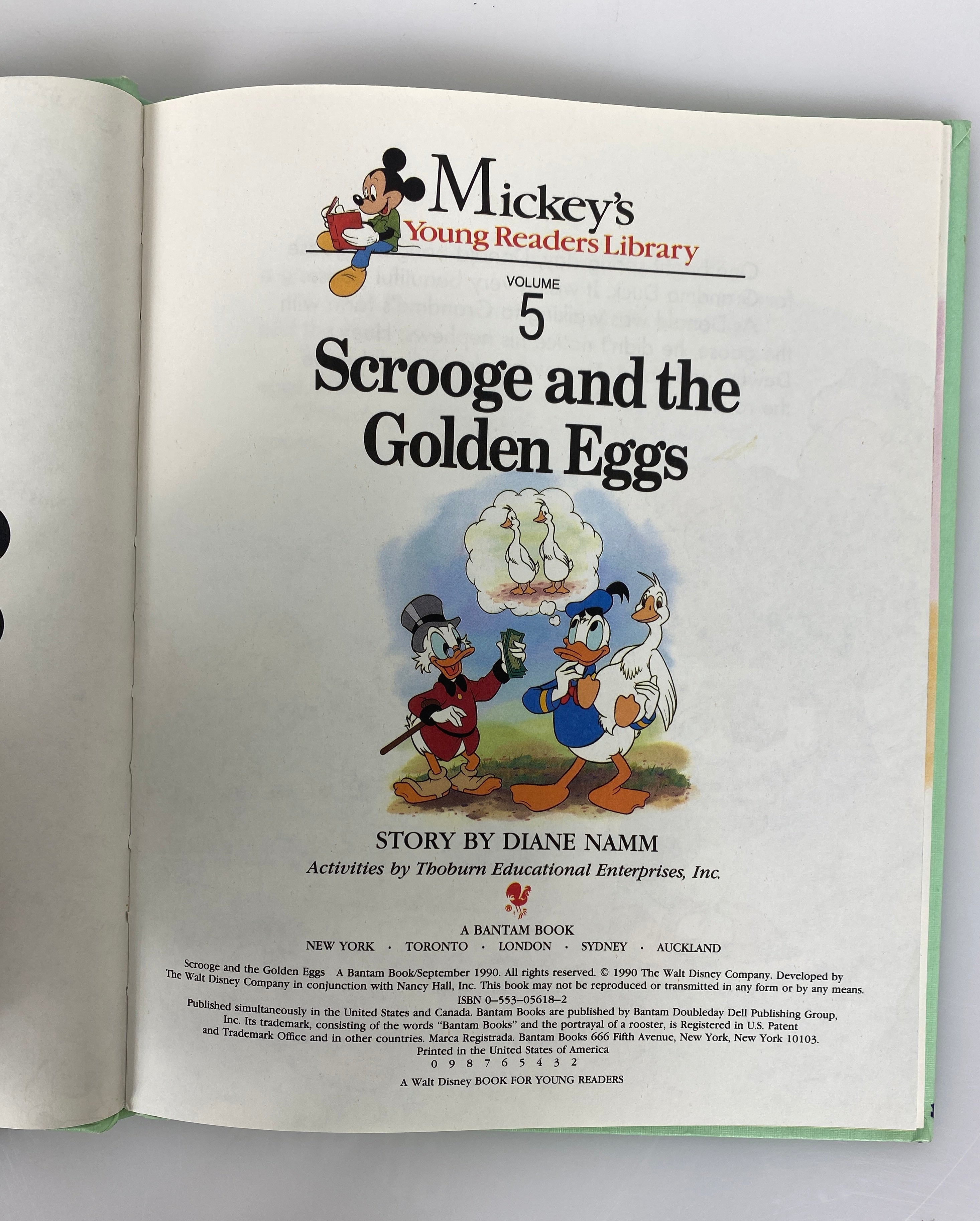 Lot of 14 Mickey's Young Readers Library (1-5, 8-11, 14-17, 19) 1990 HC