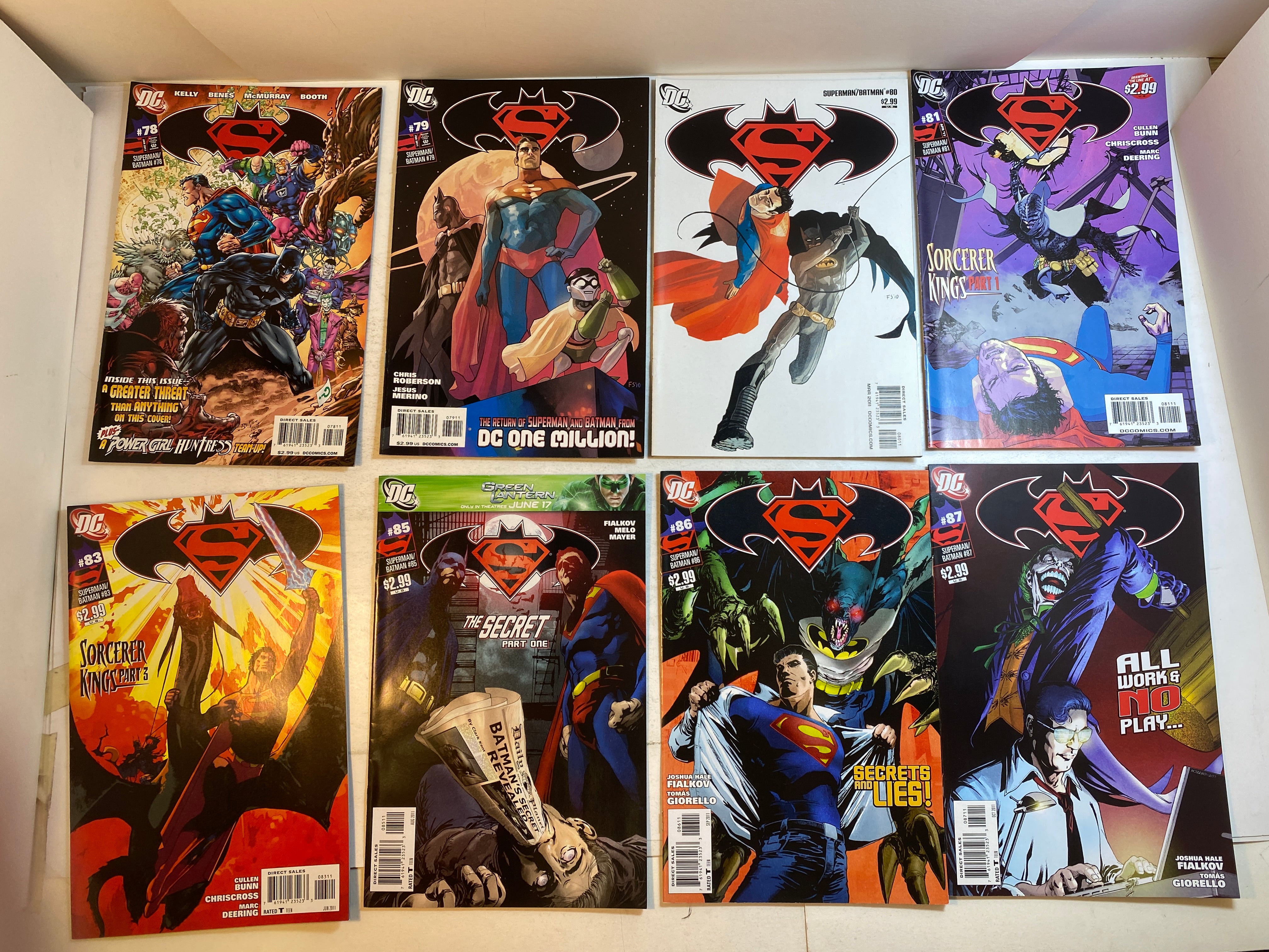 Lot of 14 Superman/Batman DC Comics 2007-2011