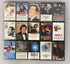 Lot of 15 Cassette Tapes Willie Nelson Billy Joel Rolling Stones