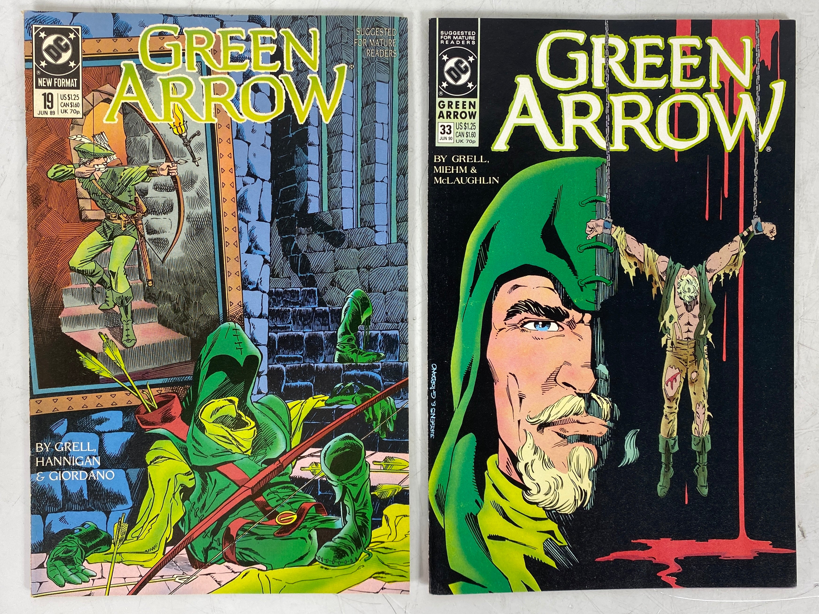 Lot of 15 Green Arrow (1988-1991)