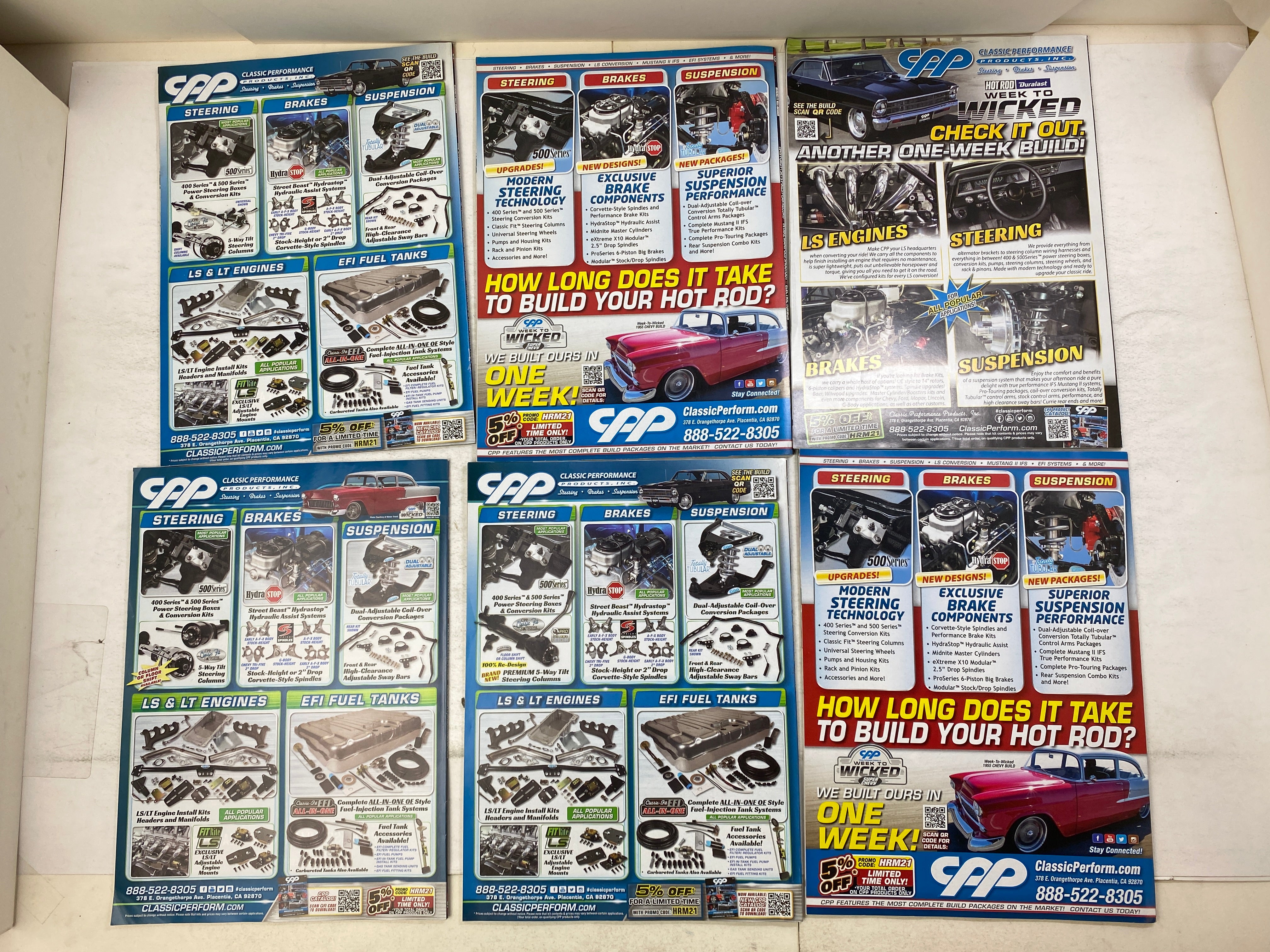 Lot of 15 Hot Rod Magazines 2021-2022