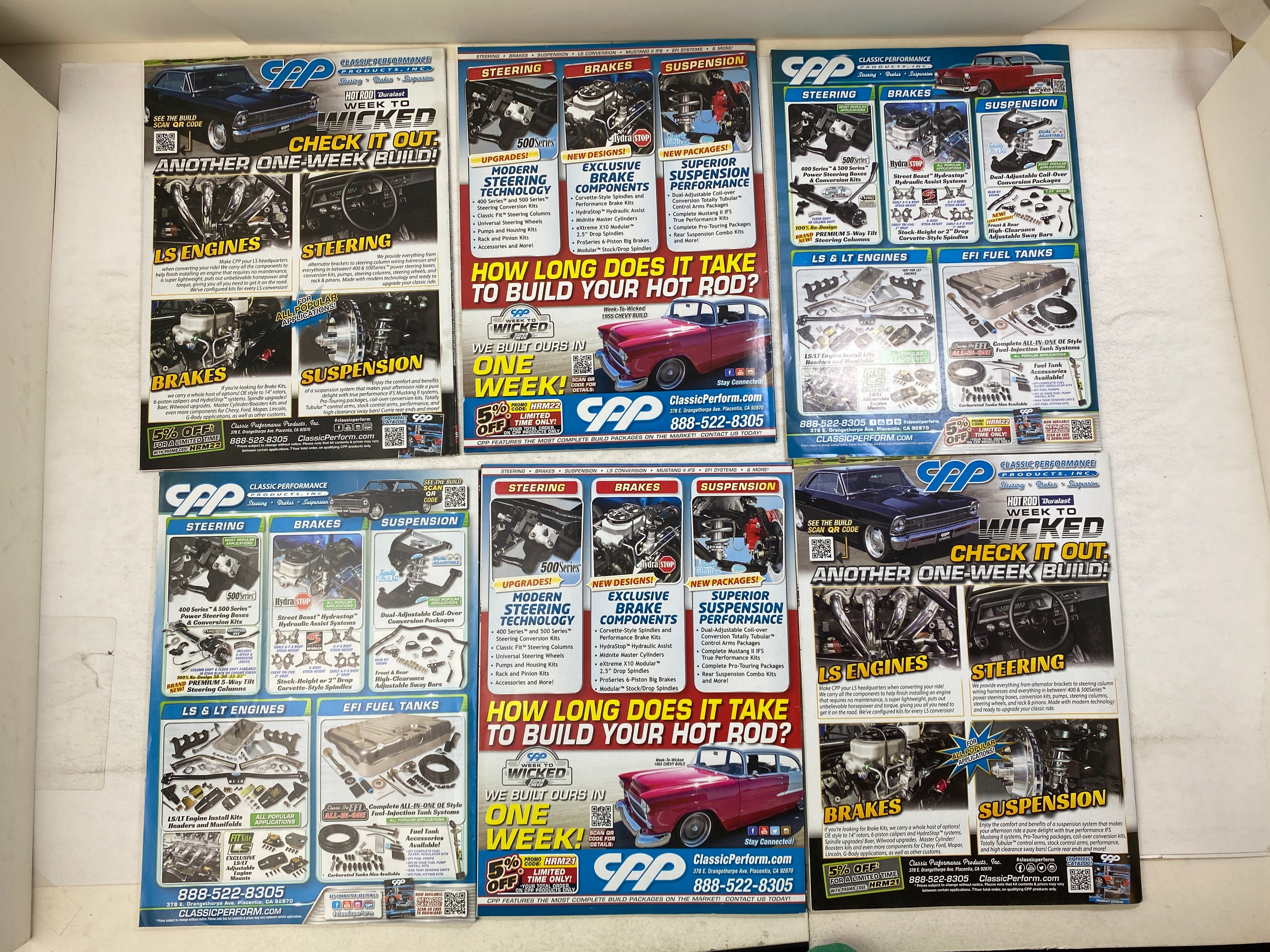 Lot of 15 Hot Rod Magazines 2021-2022
