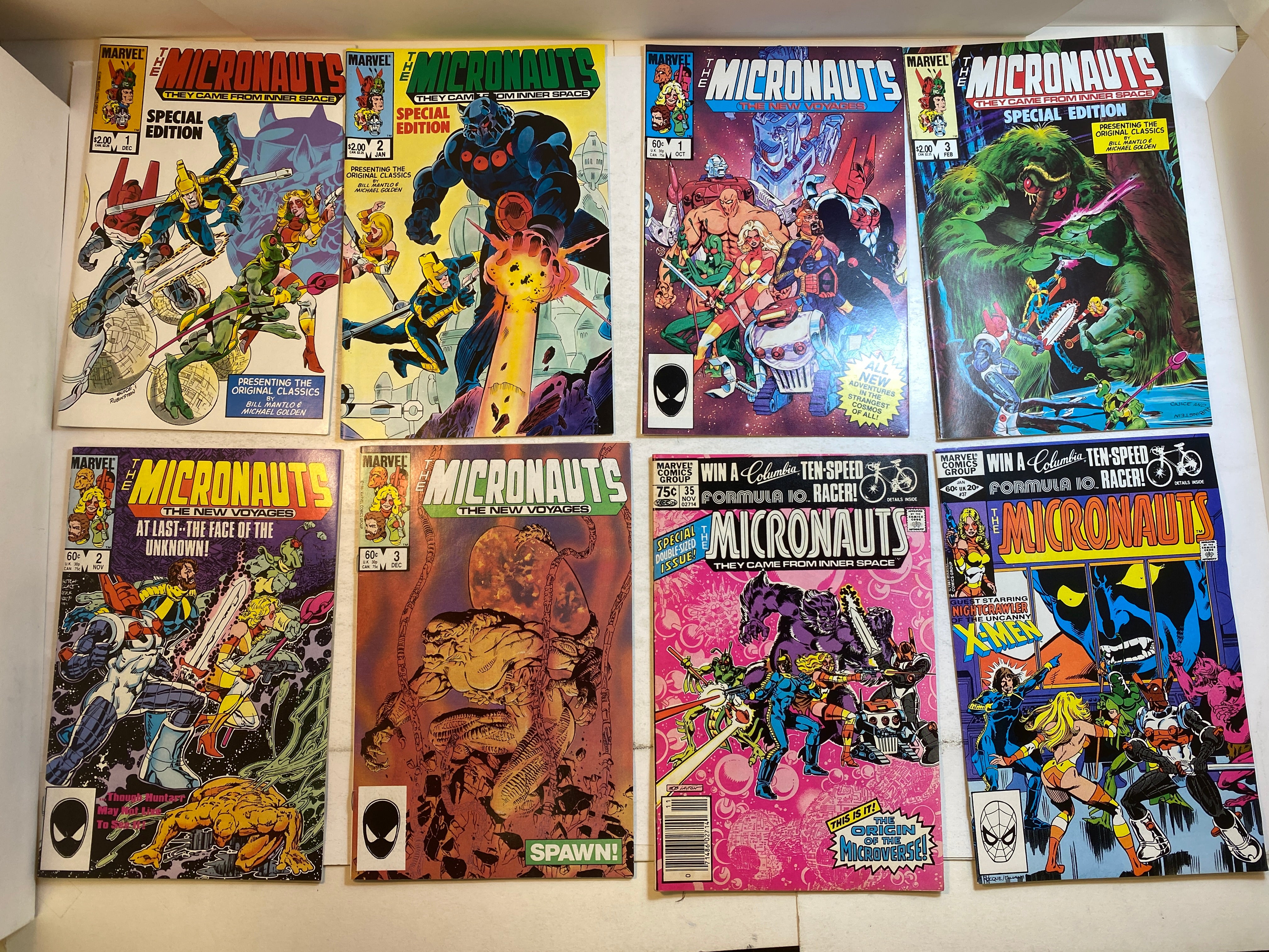 Lot of 15 Micronauts Marvel Comics 1981-1984