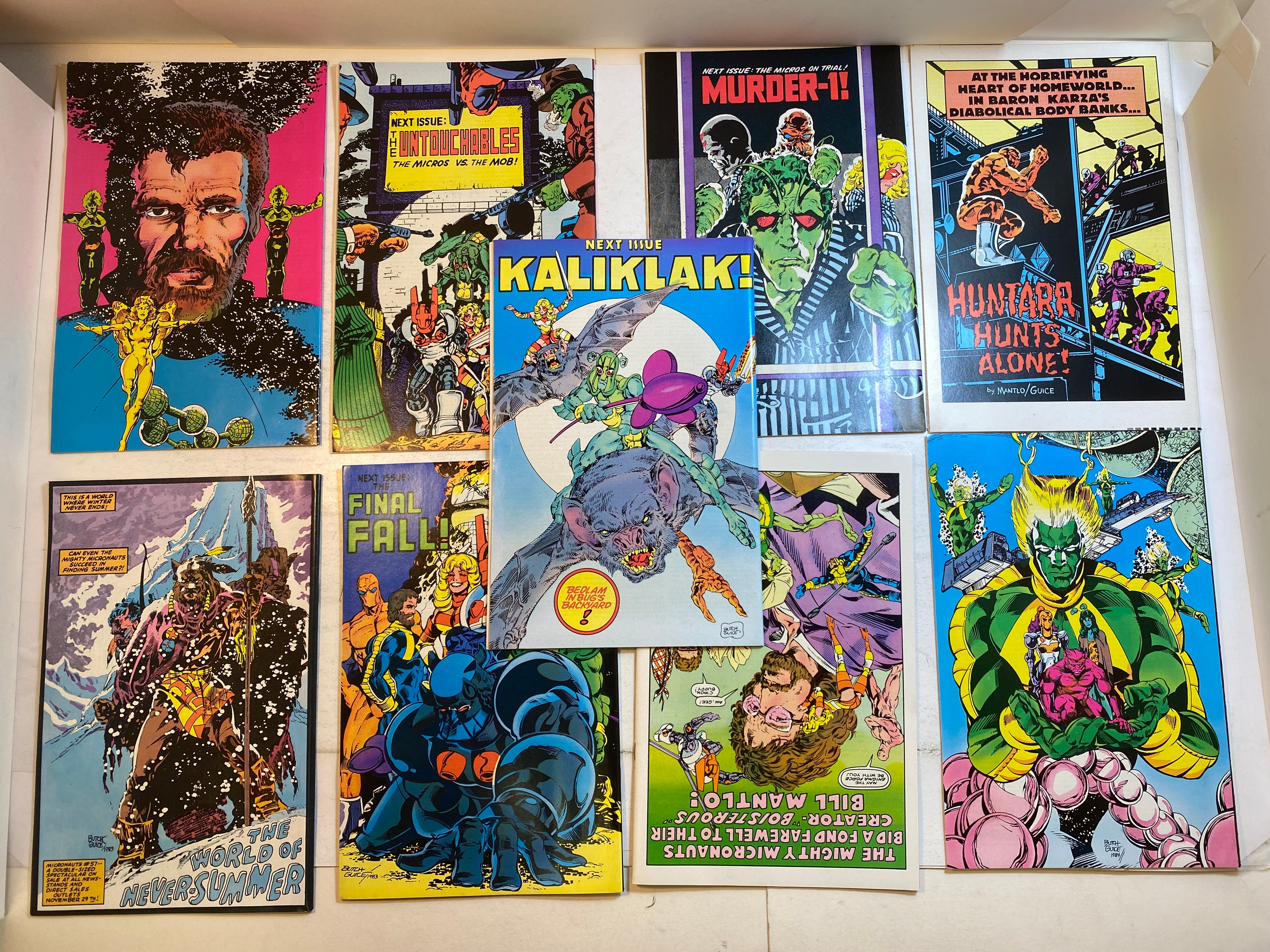 Lot of 15 Micronauts Marvel Comics 1981-1984