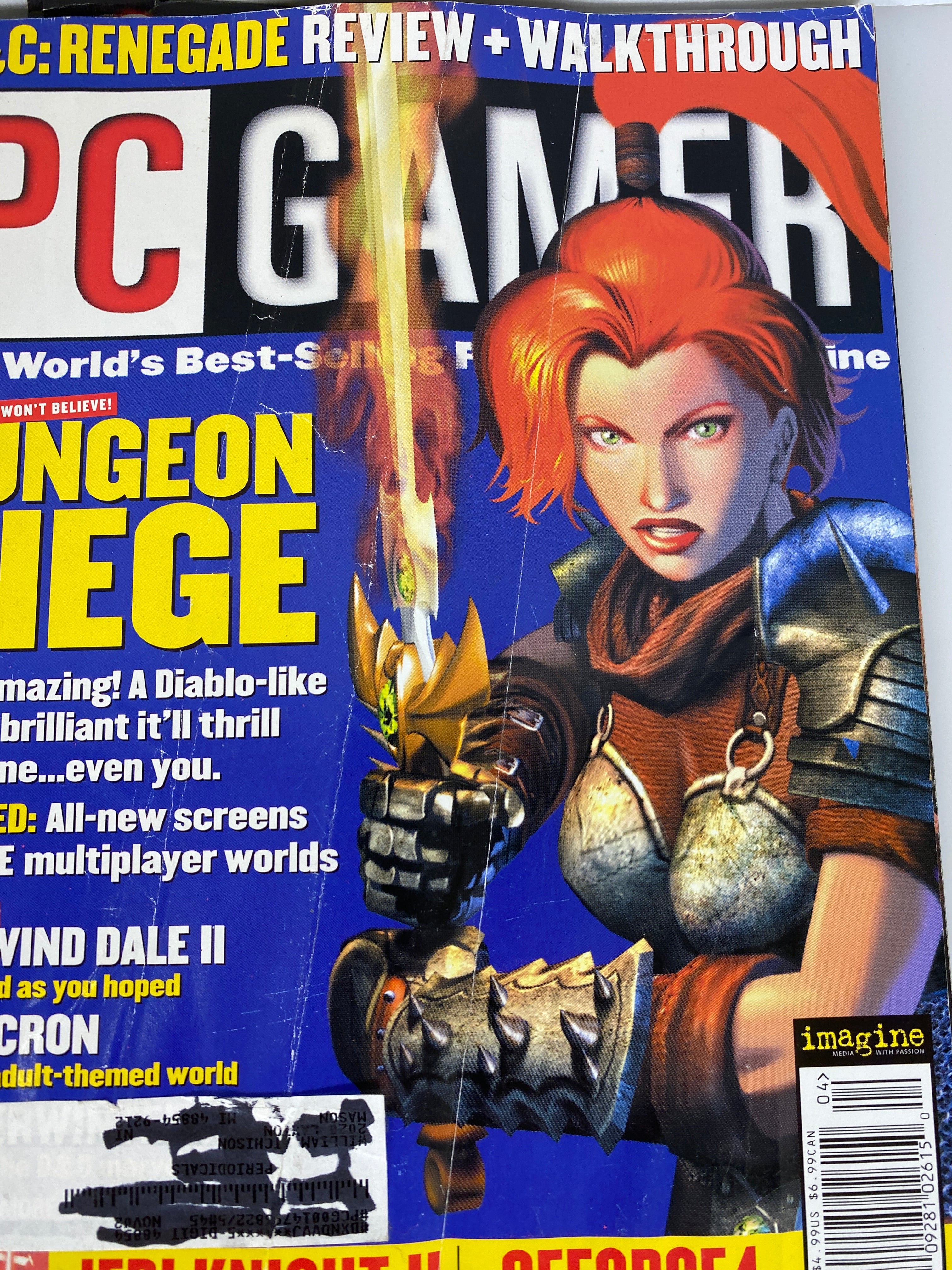 Lot of 15 PC Gamer Magazines 2001-2004