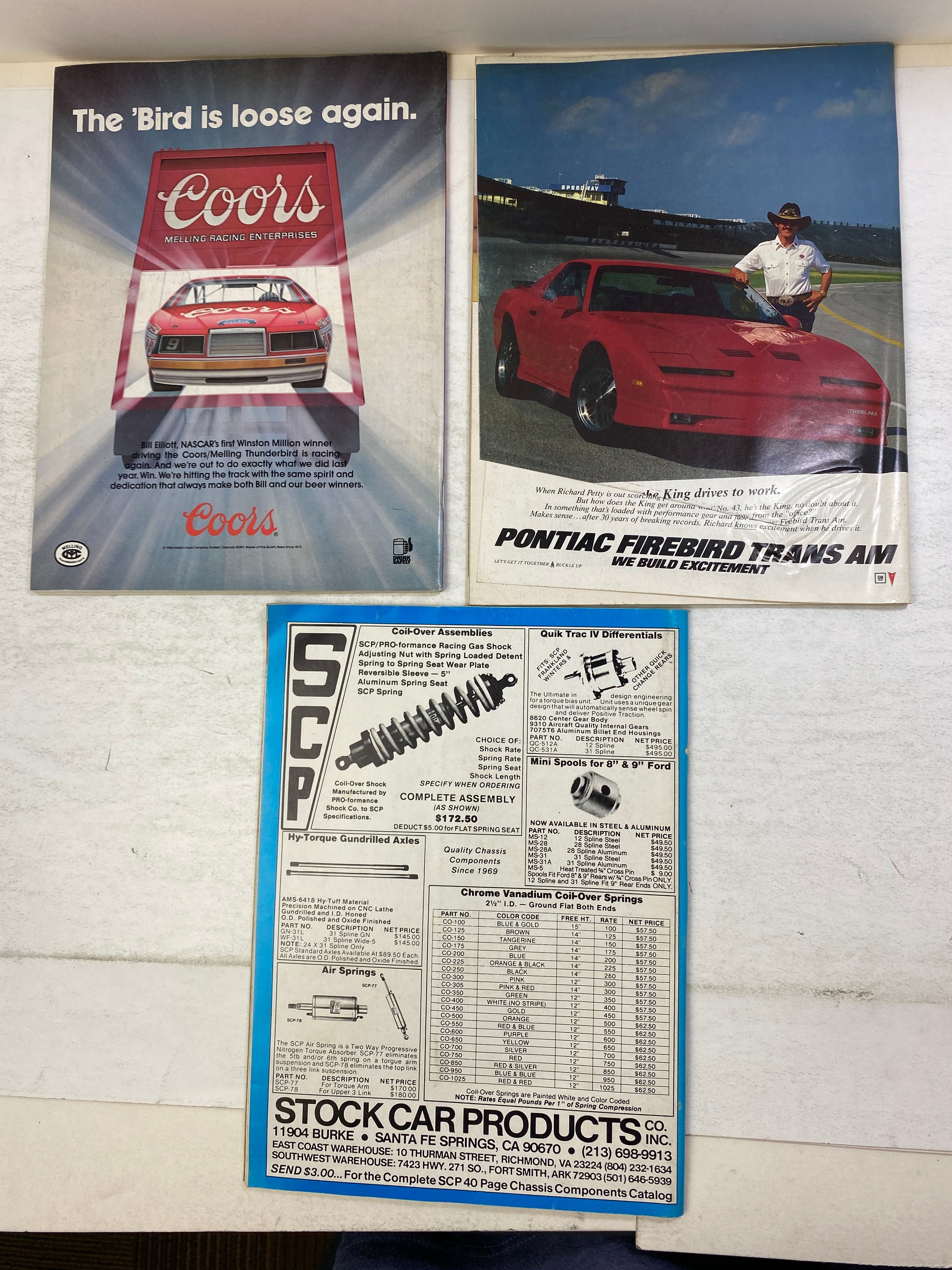 Lot of 15 Stock Car Racing Magazine 1985-1986