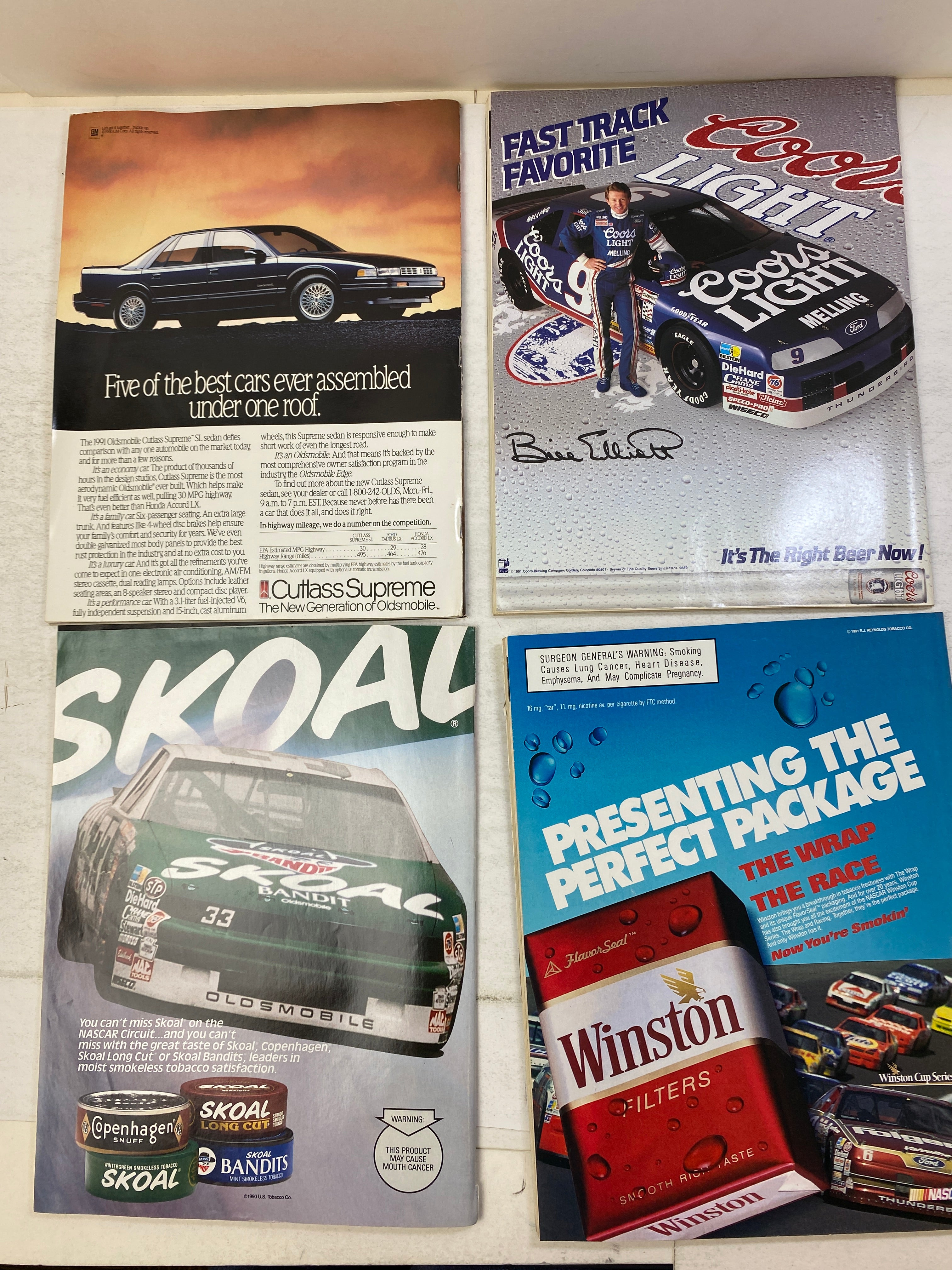 Lot of 15 Stock Car Racing Magazine 1990-1991