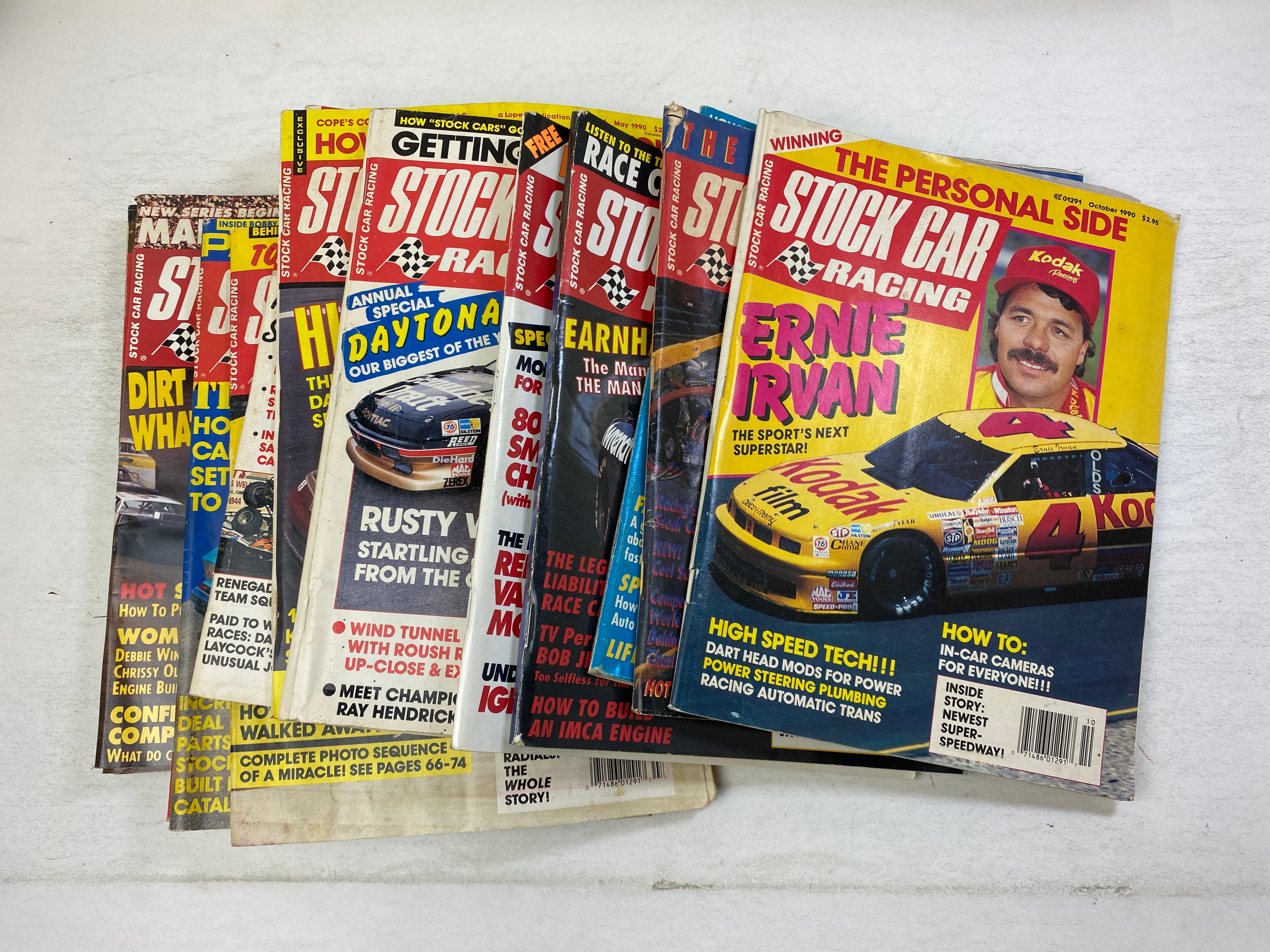 Lot of 15 Stock Car Racing Magazine 1990-1991
