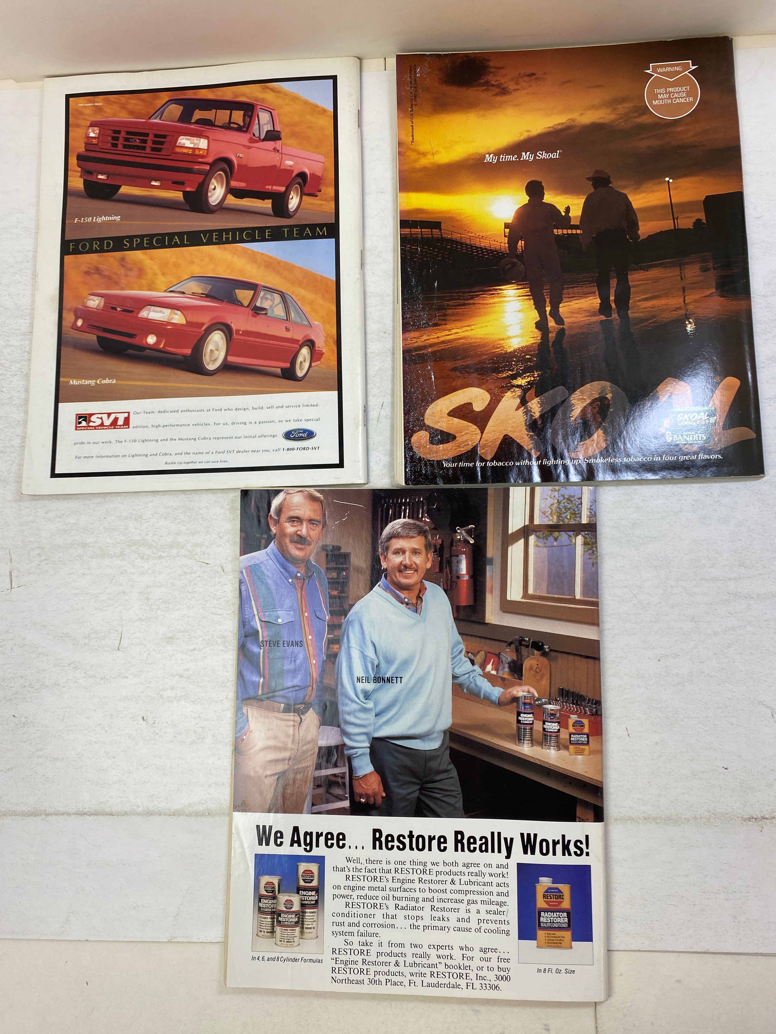Lot of 15 Stock Car Racing Magazine 1992-1993