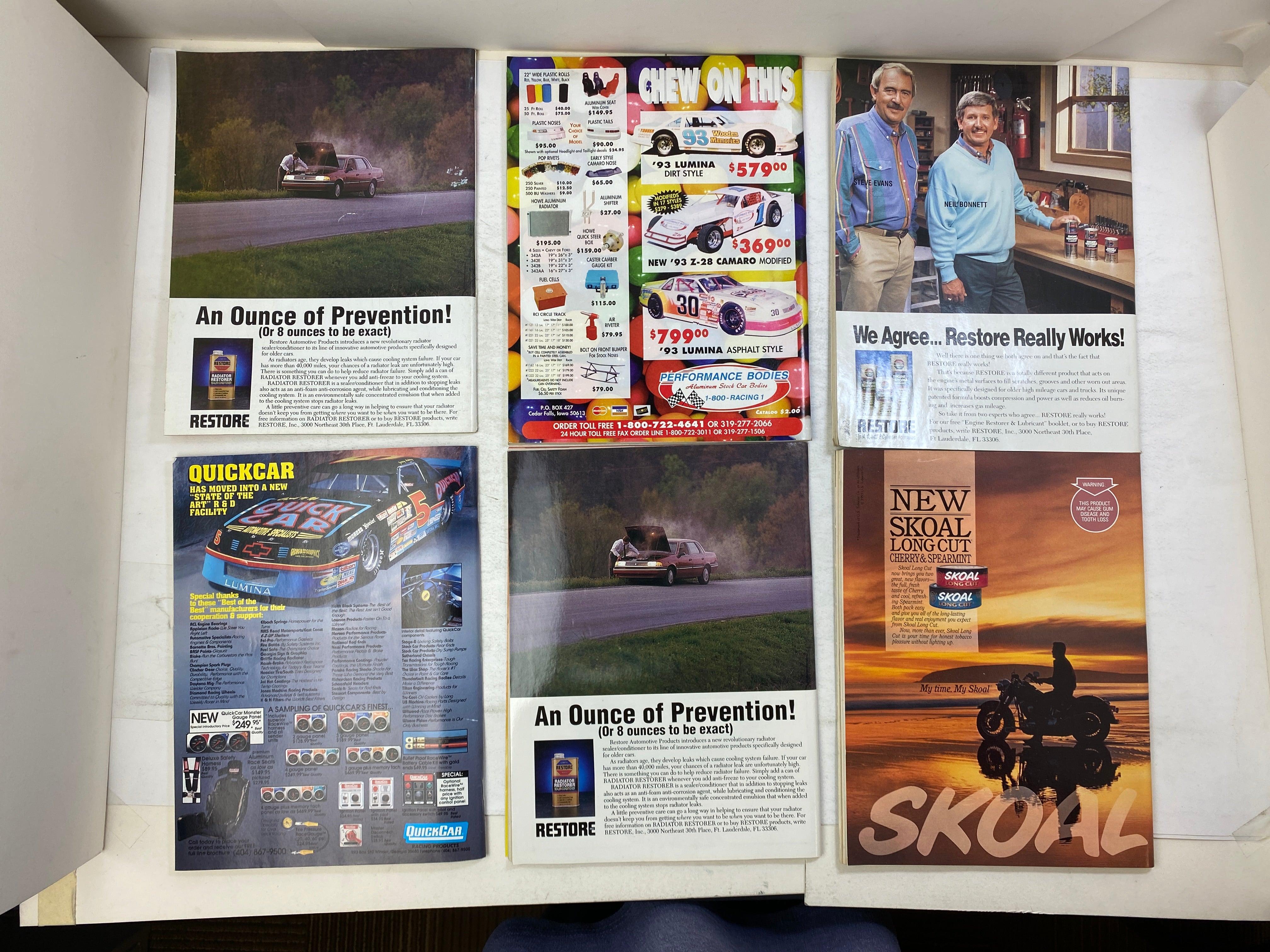 Lot of 15 Stock Car Racing Magazine 1992-1993