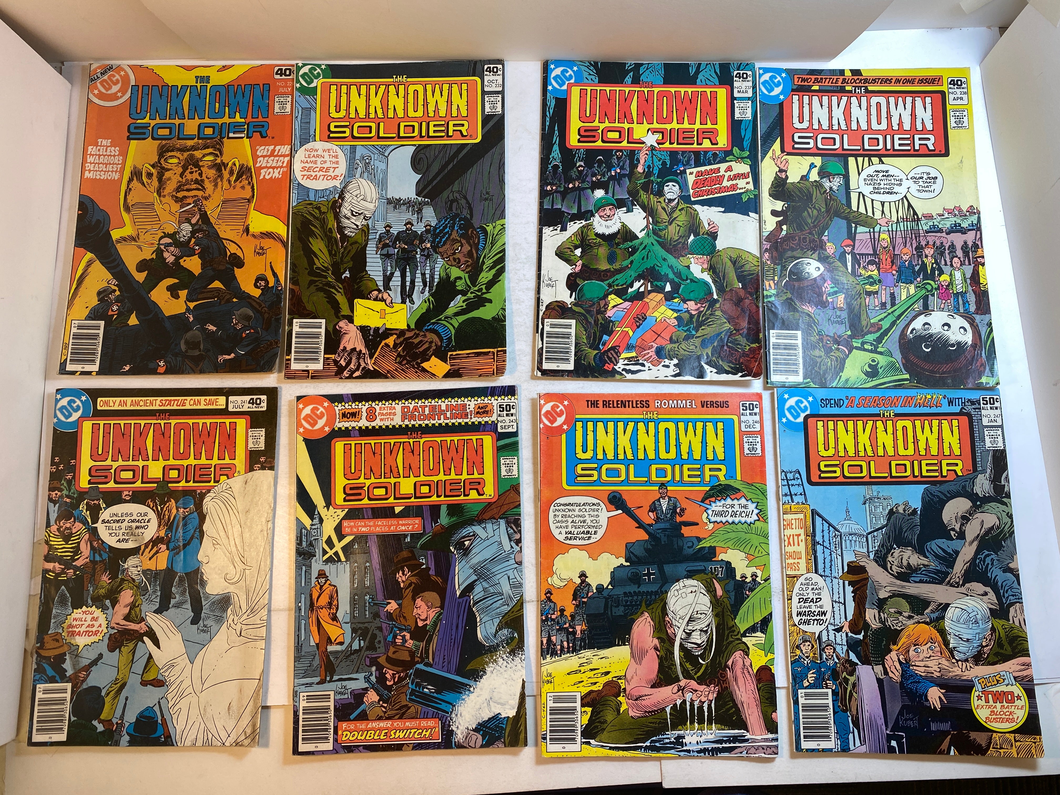 Lot of 15 Unknown Solider DC Comics 1979-1981