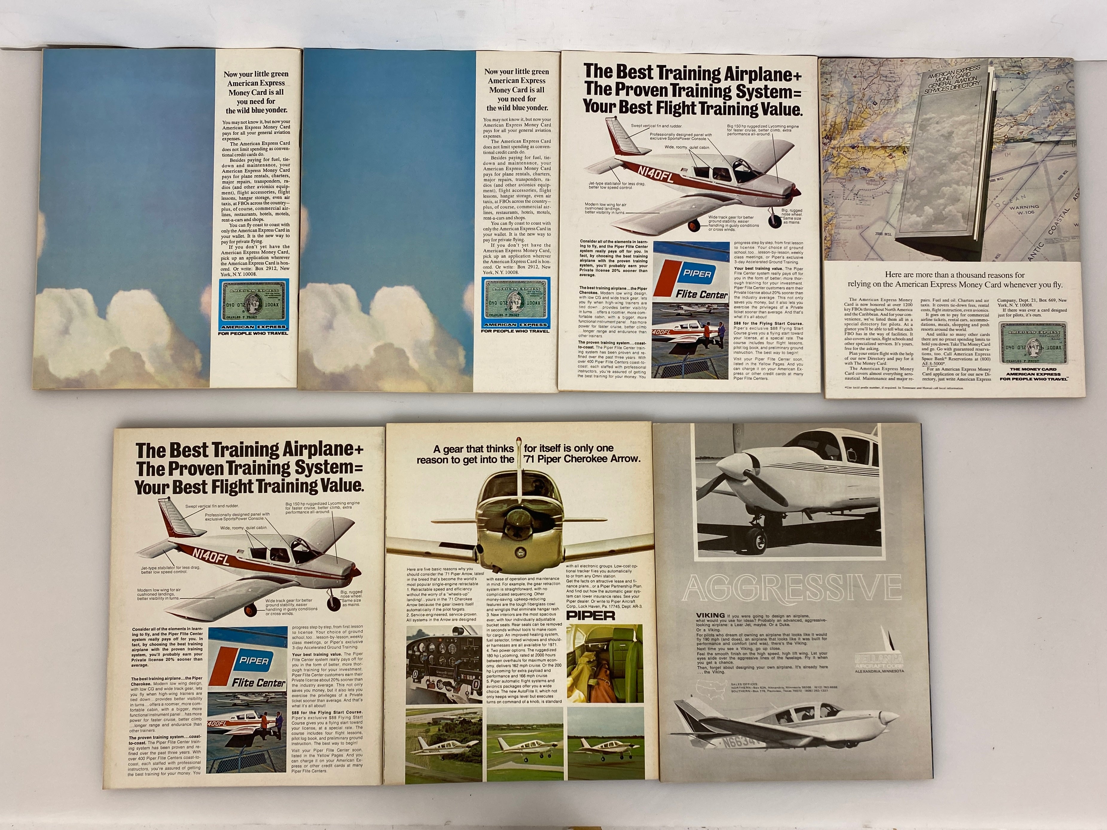 Lot of 15 Vintage Air Progress Magazines 1971-1972