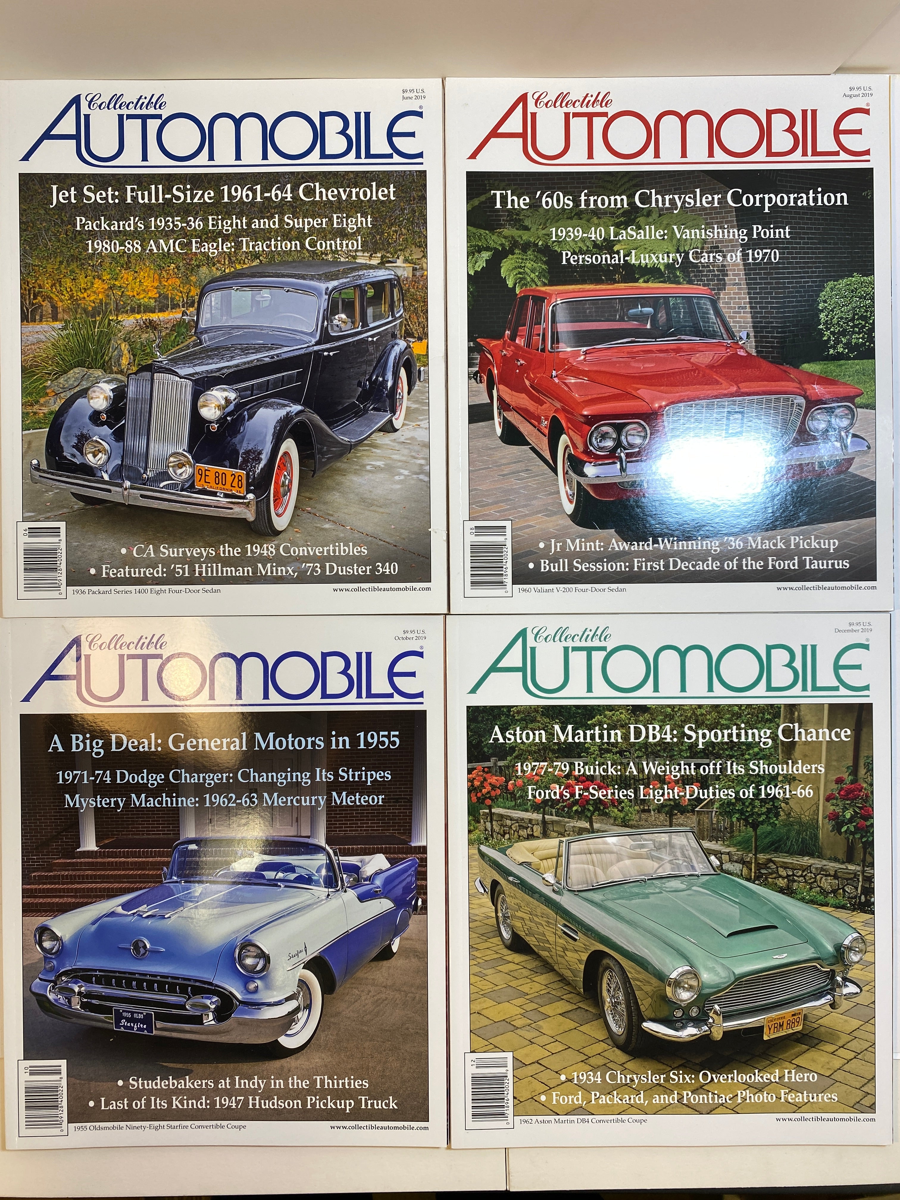 Lot of 16 Collectible Automobile Magazine 2017-2019