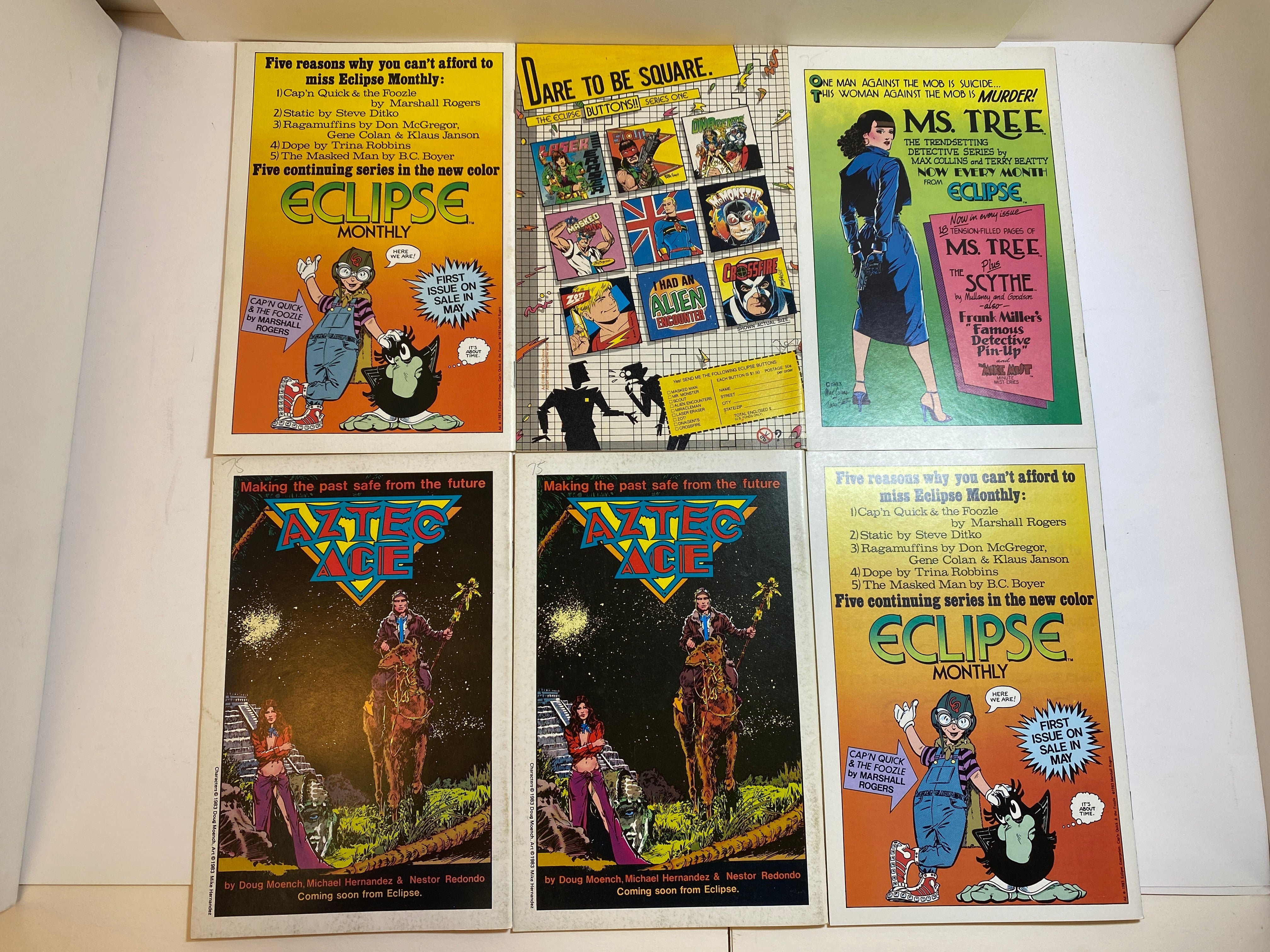 Lot of 16 DNAgents Eclipse Comics 1983-1986