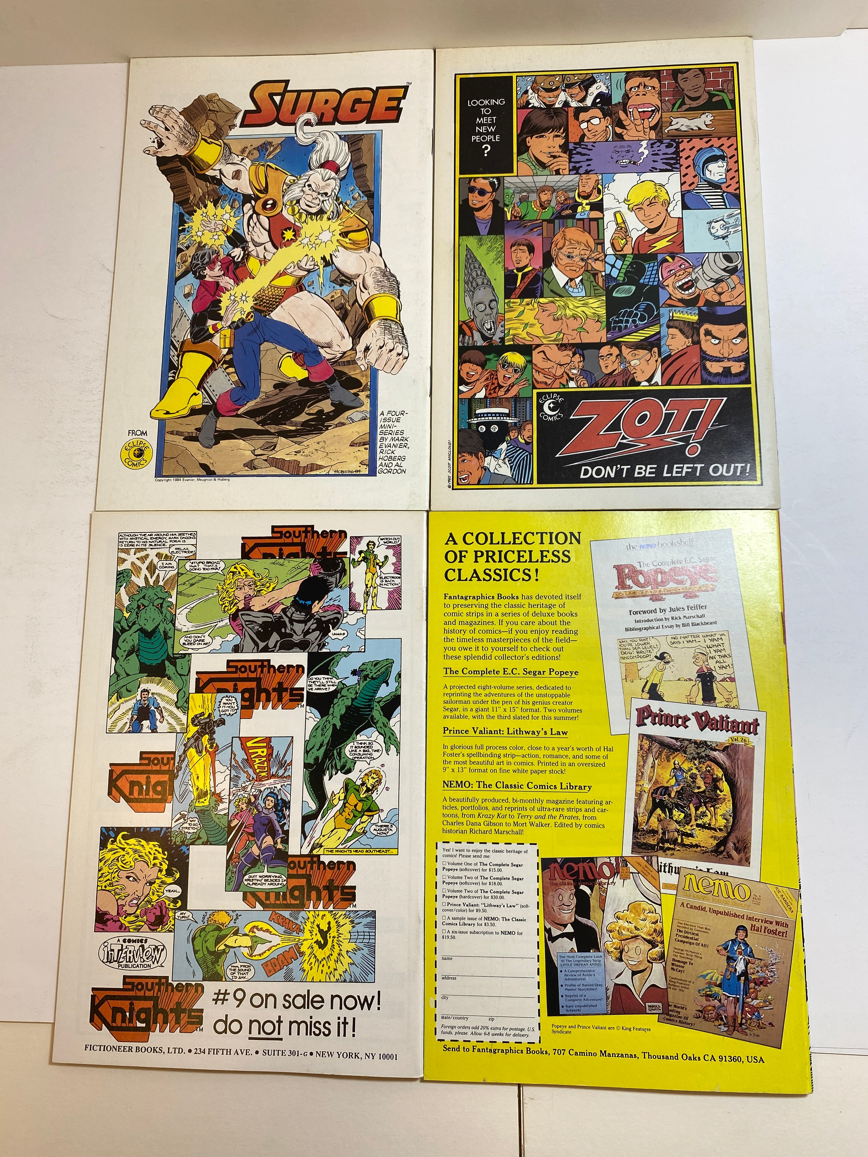 Lot of 16 DNAgents Eclipse Comics 1983-1986