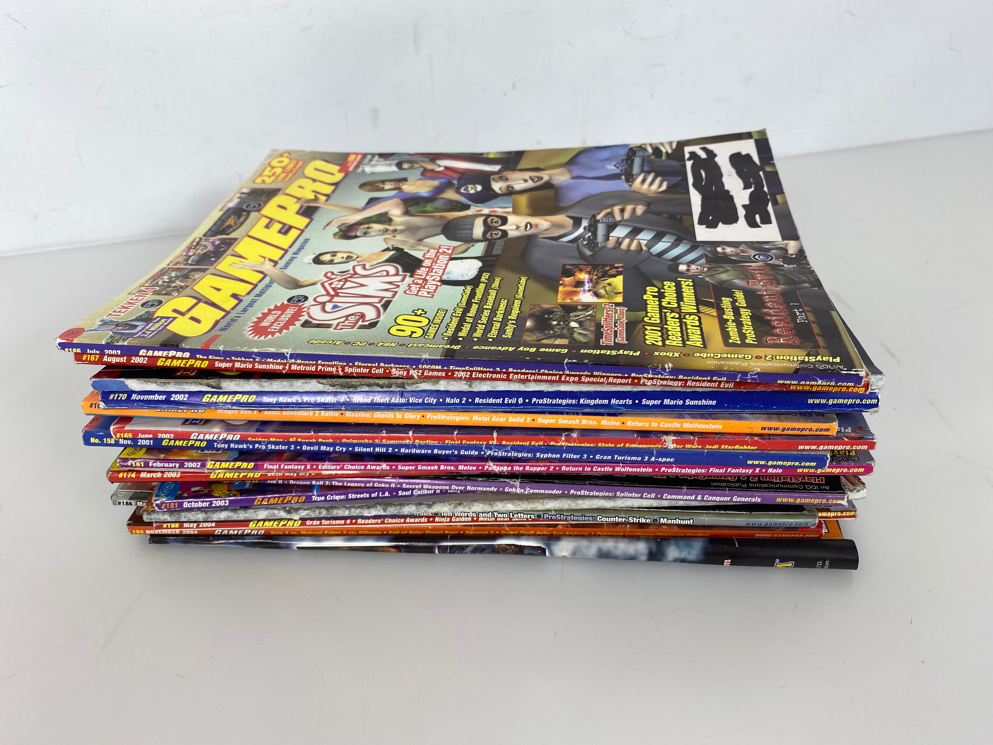 Lot of 16 Game Pro Magazines 2001-2005