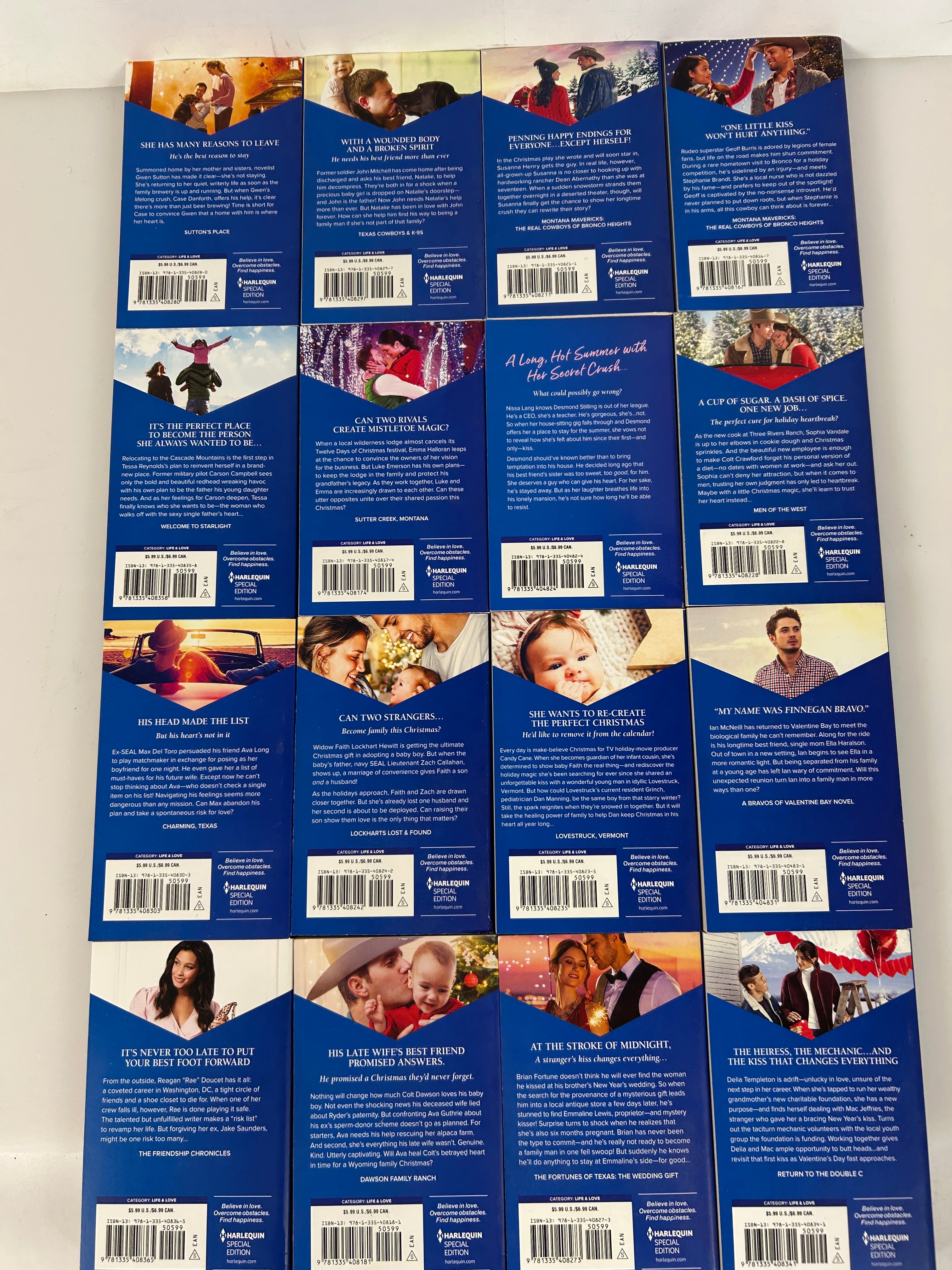 Lot of 16 Harlequin Special Edition Mass market Books SC