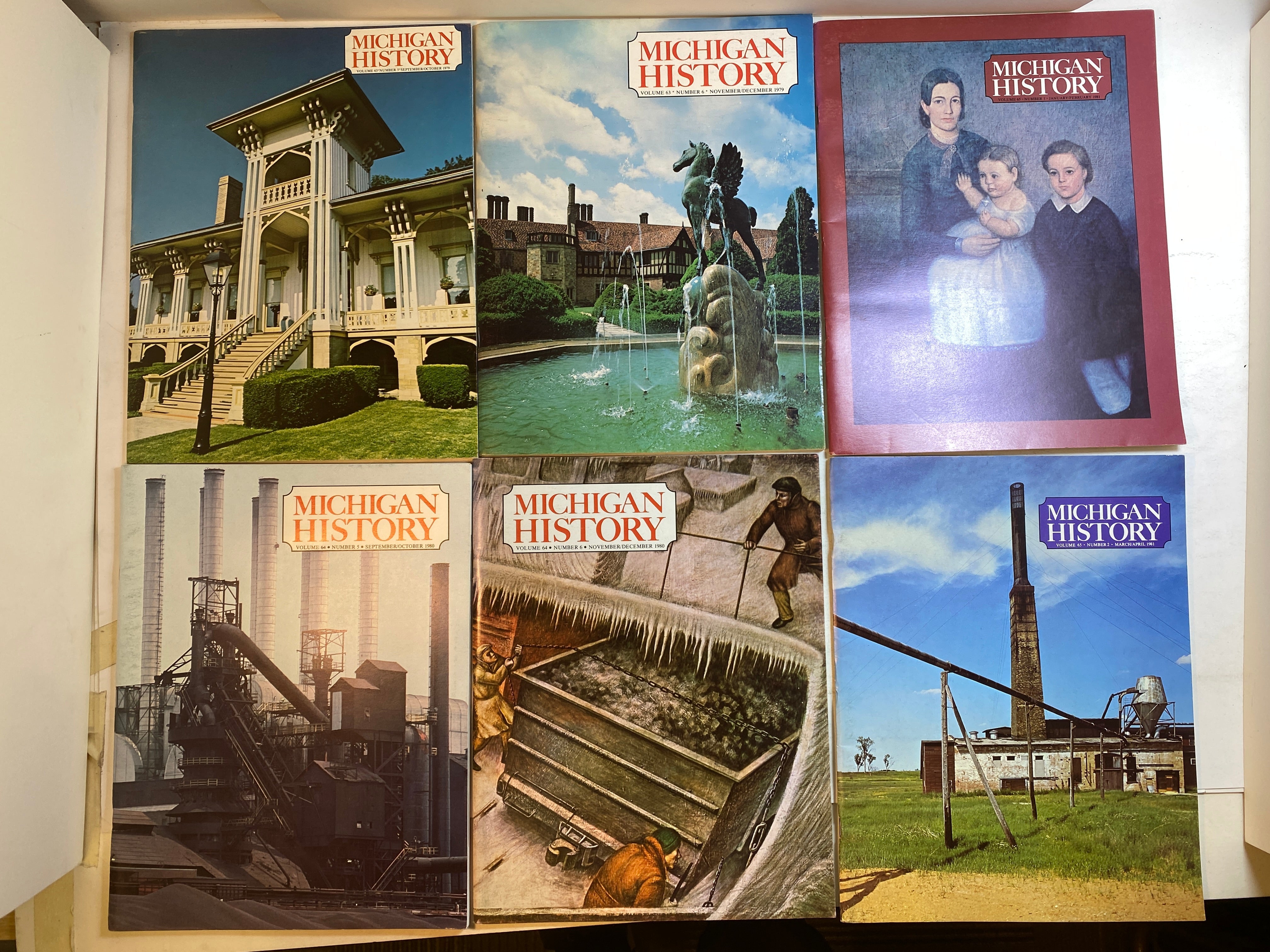Lot of 16 Michigan History Magazines 1978-1981