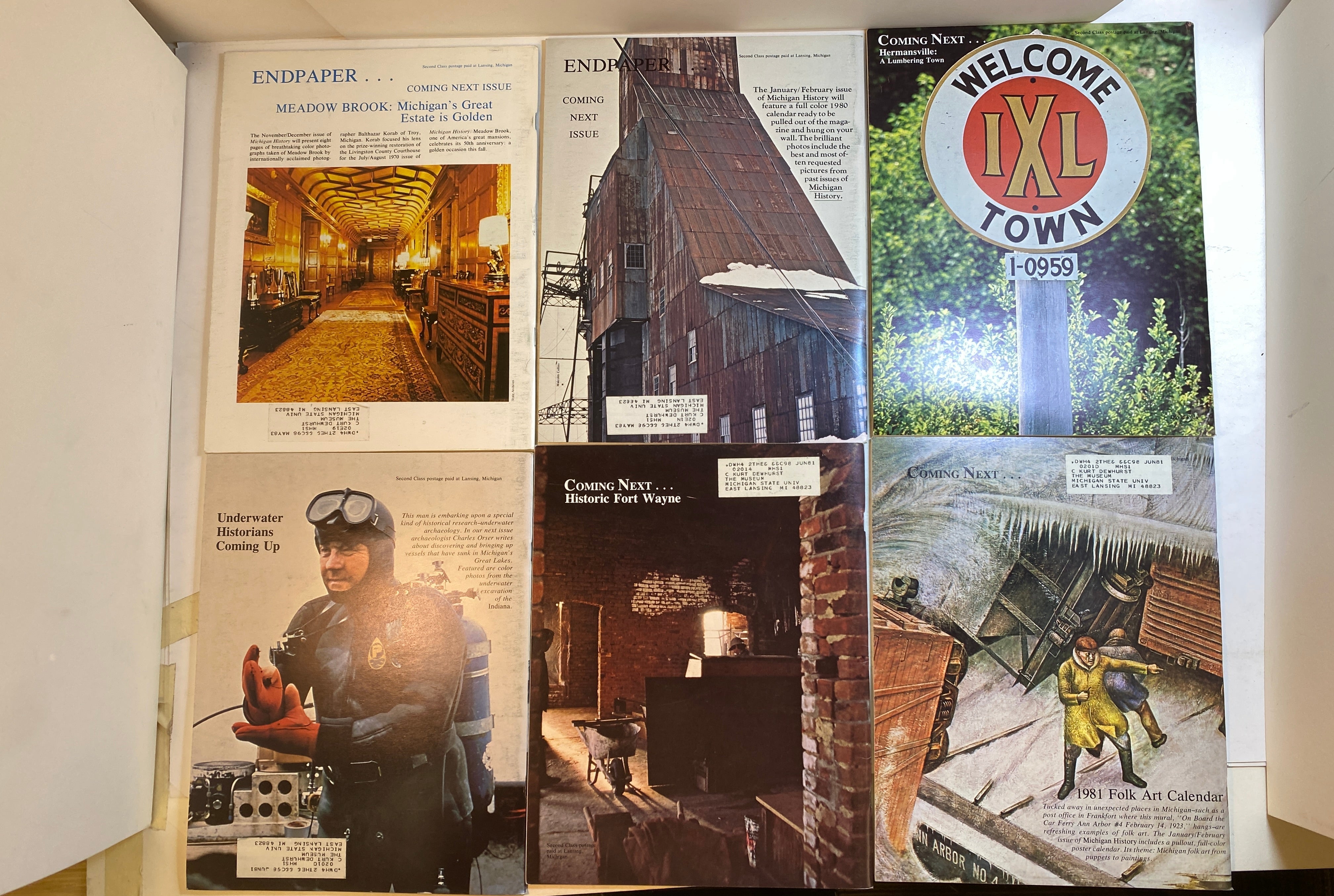 Lot of 16 Michigan History Magazines 1978-1981