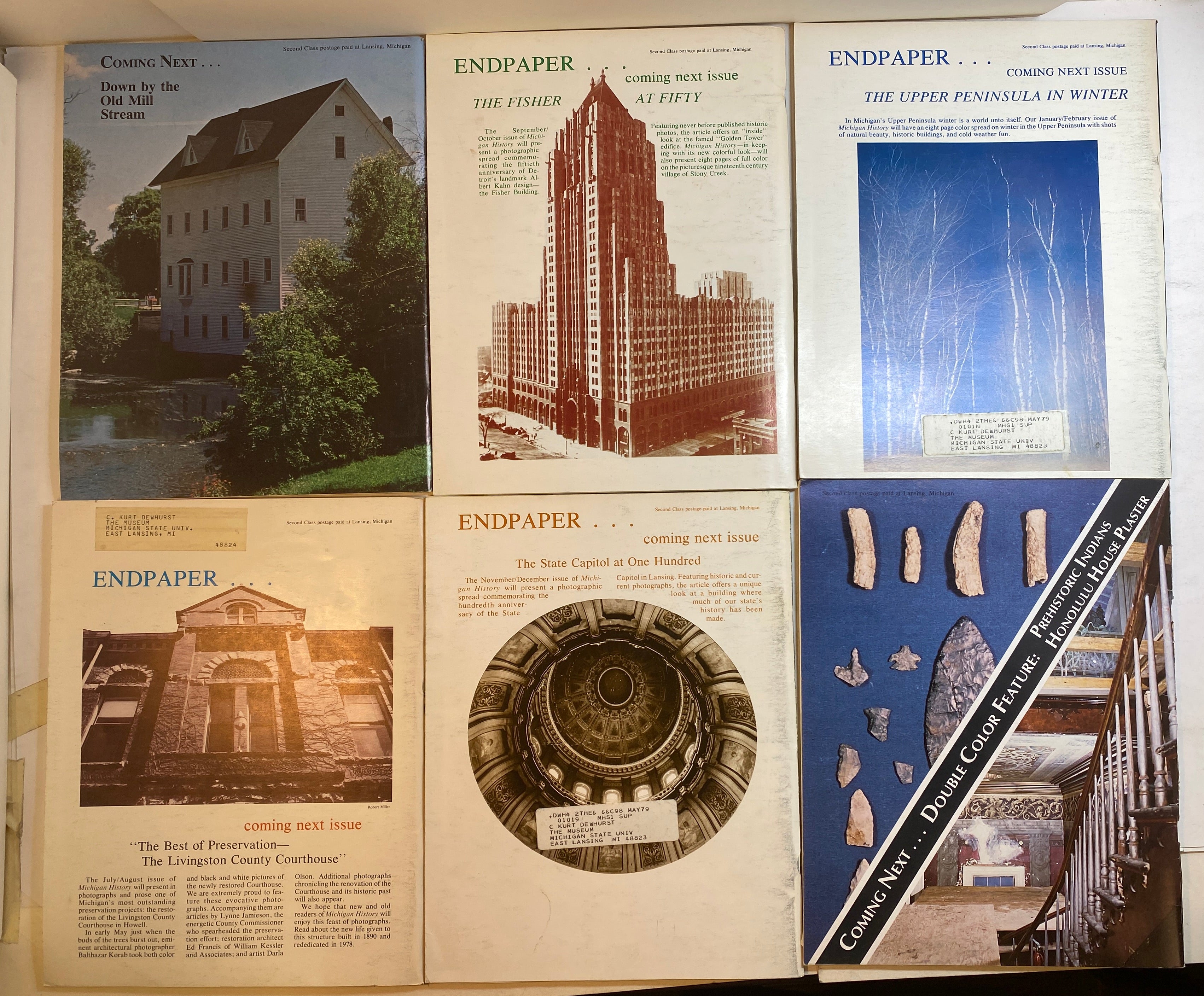 Lot of 16 Michigan History Magazines 1978-1981