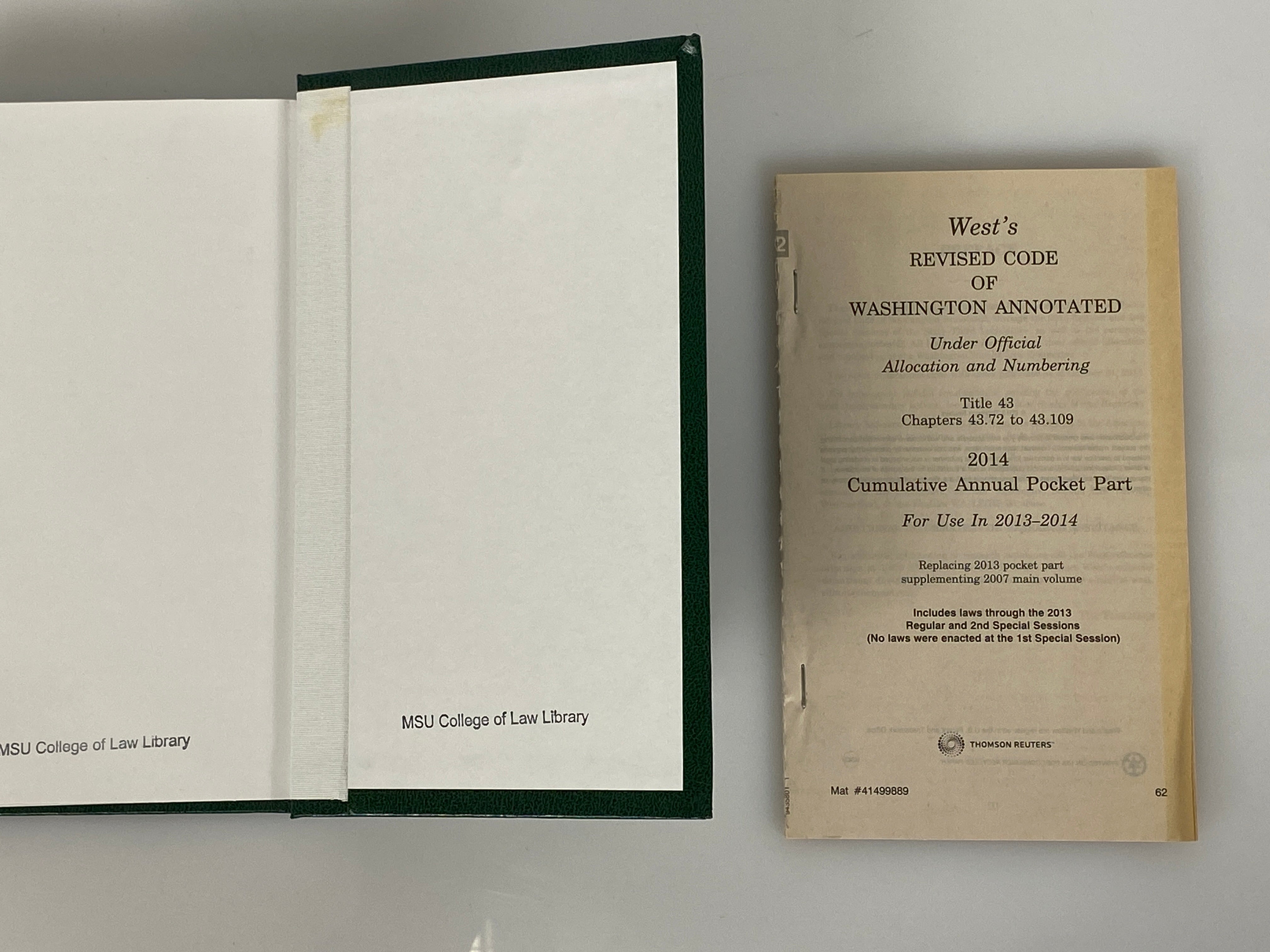Lot of 16 West's Revised Code of Washington Annotated 2007-2014 HC