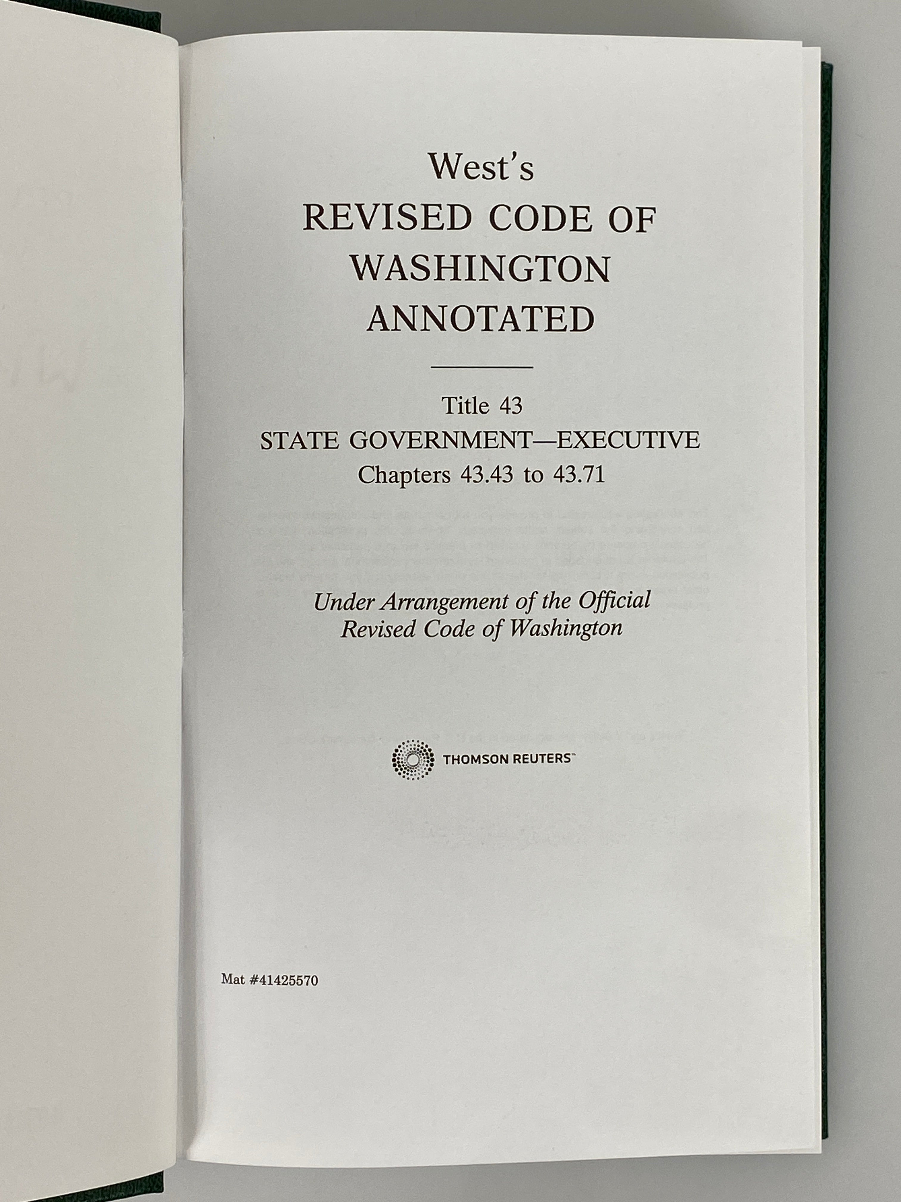 Lot of 16 West's Revised Code of Washington Annotated 2007-2014 HC