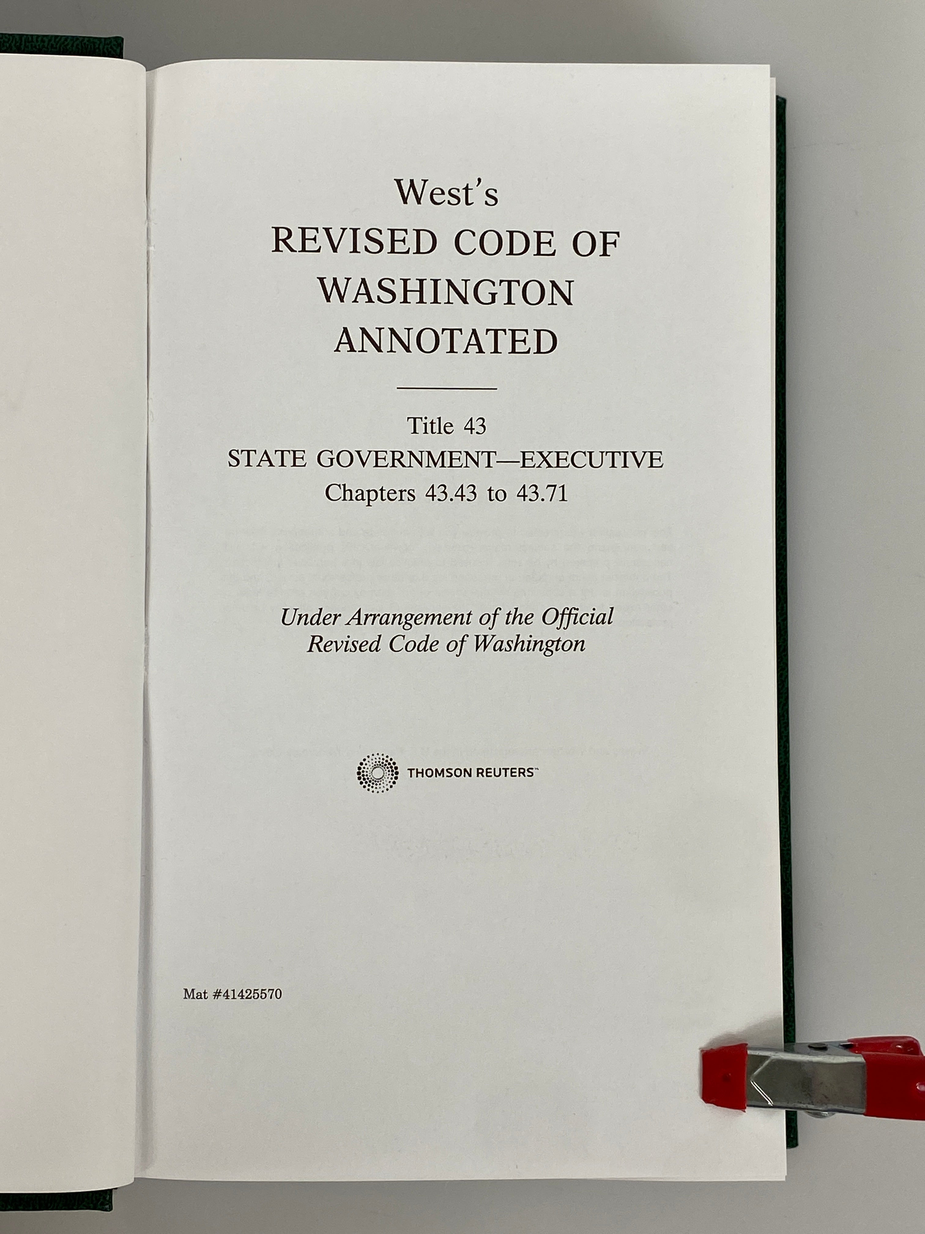 Lot of 16 West's Revised Code of Washington Annotated 2007-2014 HC