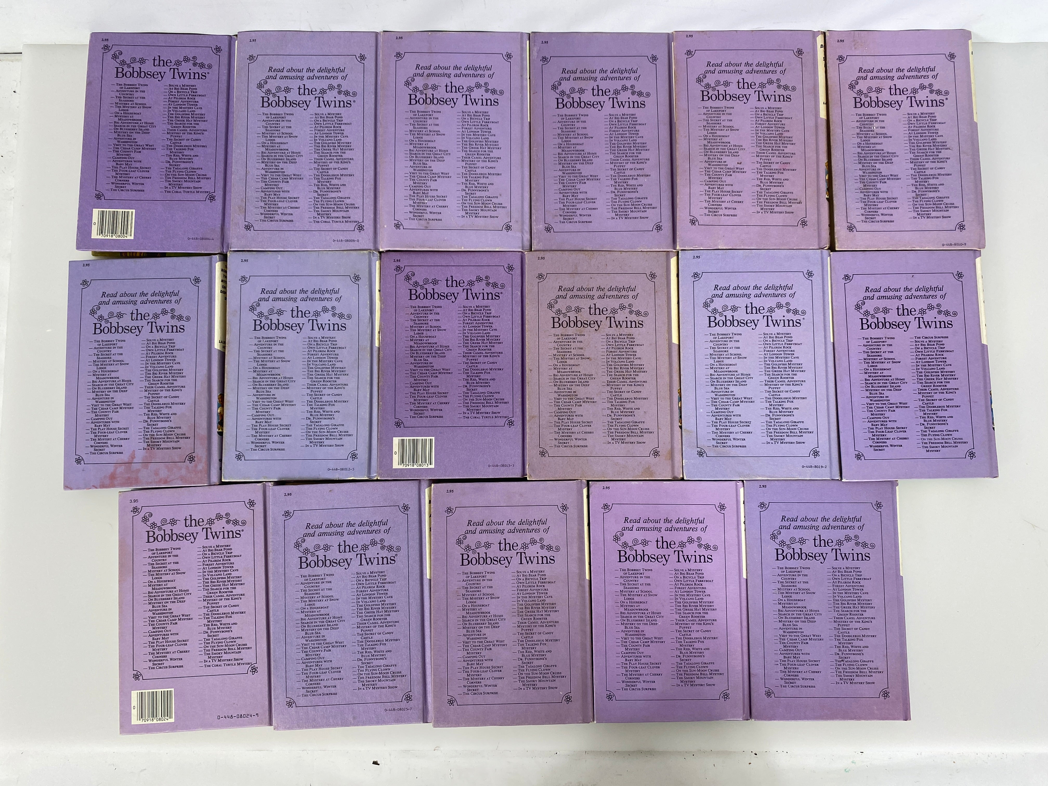 Lot of 17 Bobbsey Twins 1960-1980 HC
