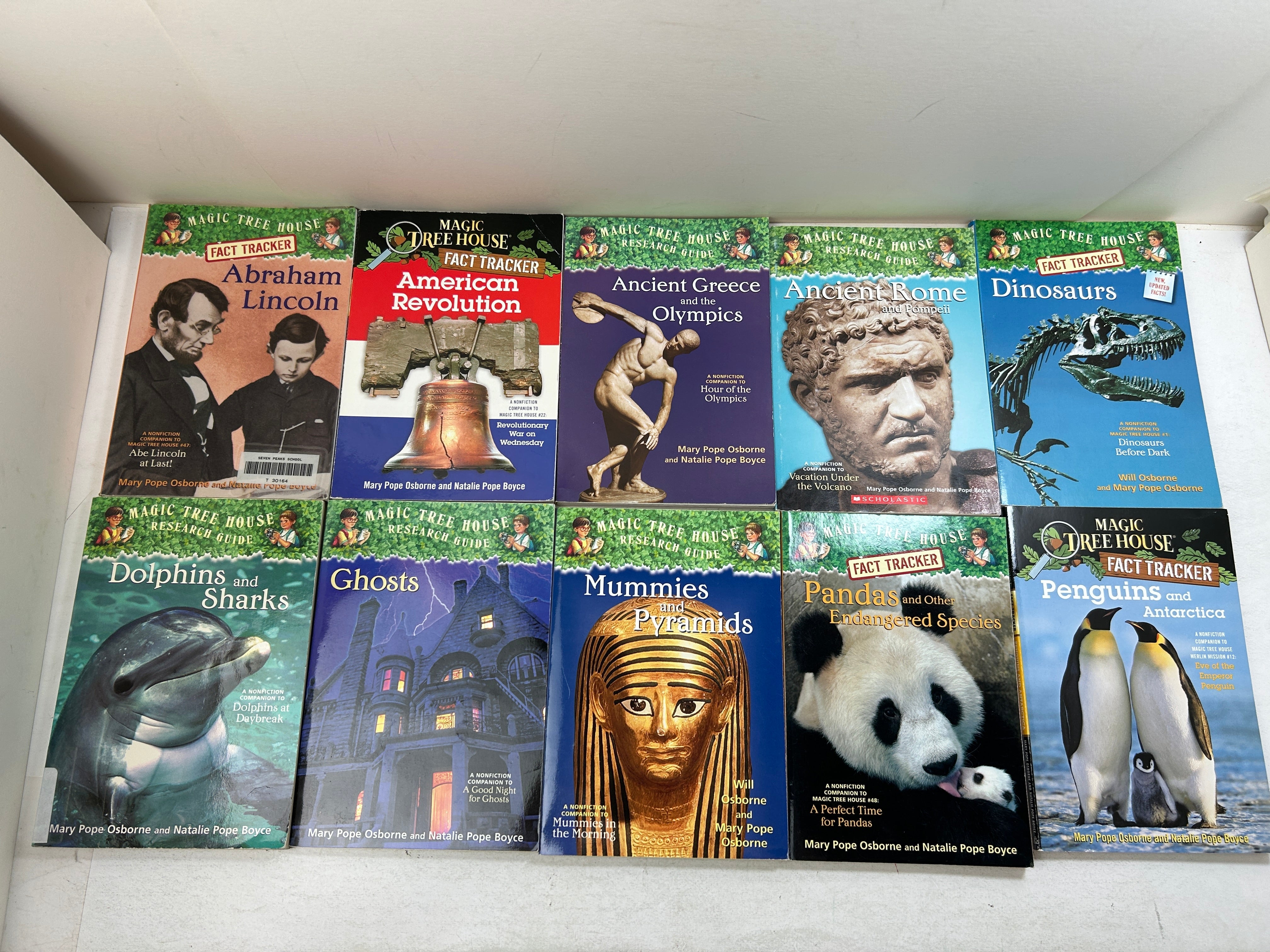 Lot of 17 Magic Tree House Research Guides & Fact Trackers by MP Osborne SC