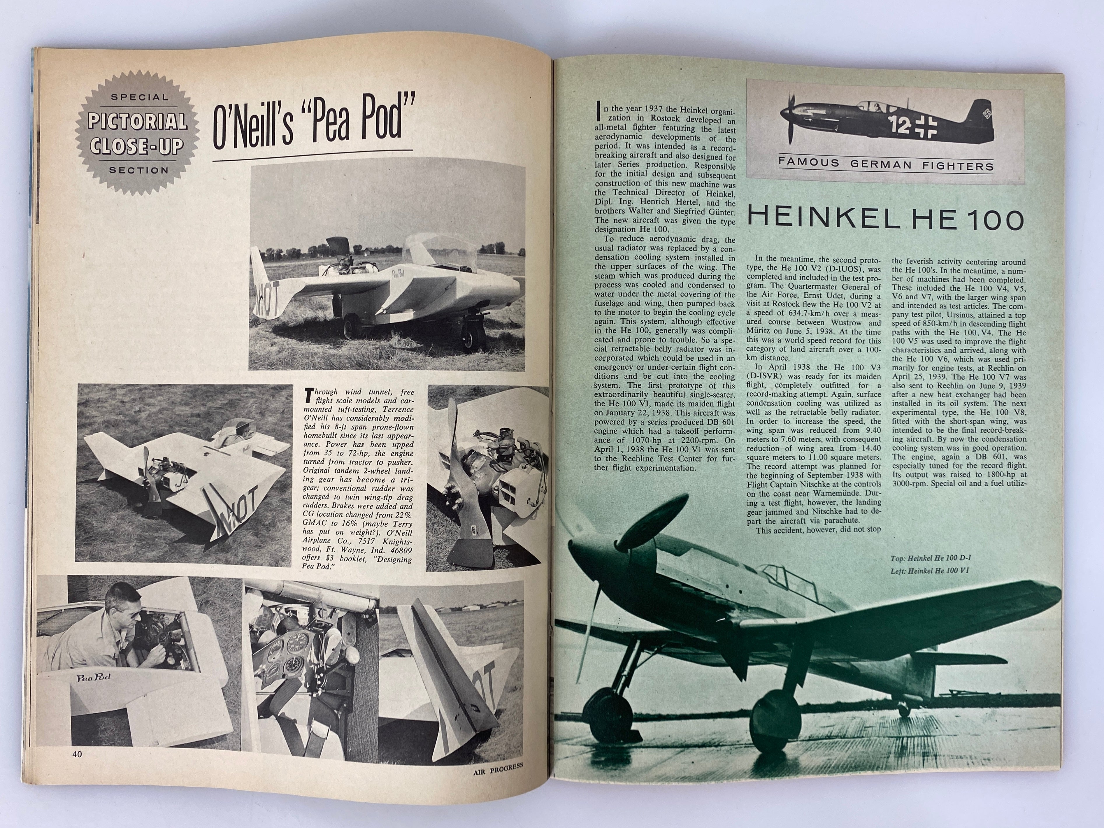 Lot of 17 Vintage Air Progress Magazines 1966-1967