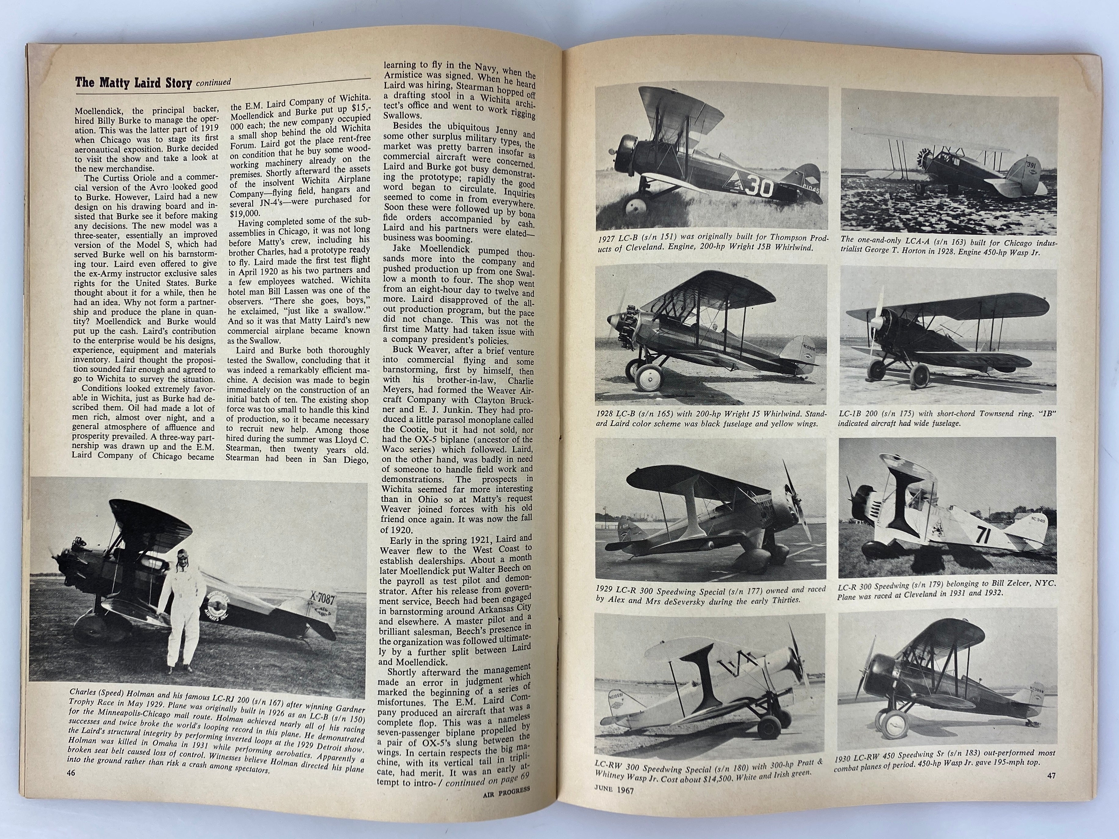 Lot of 17 Vintage Air Progress Magazines 1966-1967