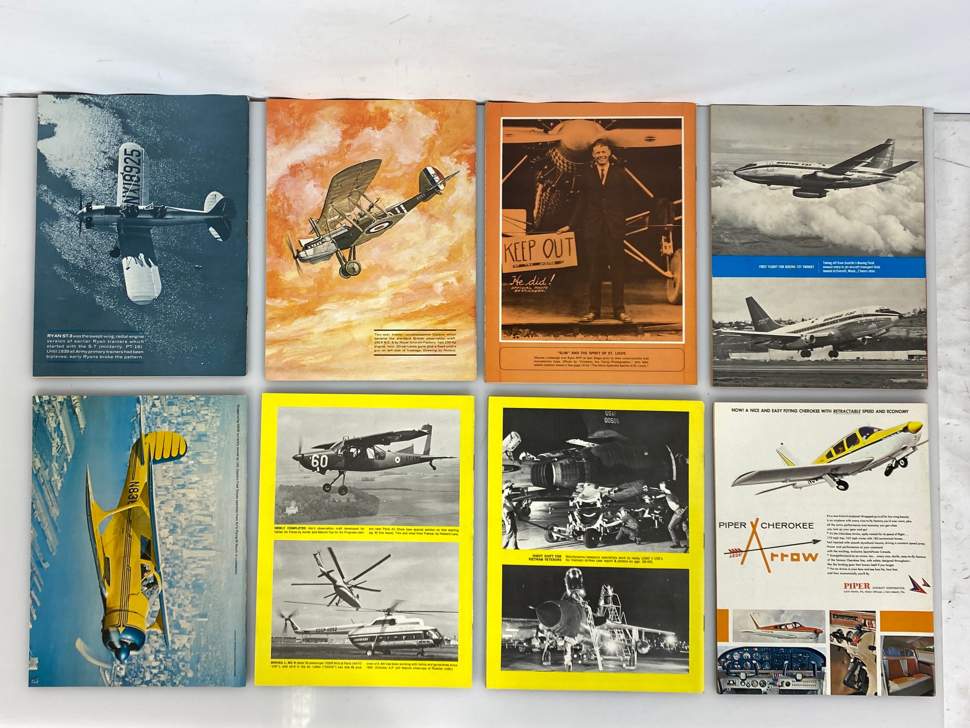 Lot of 17 Vintage Air Progress Magazines 1966-1967